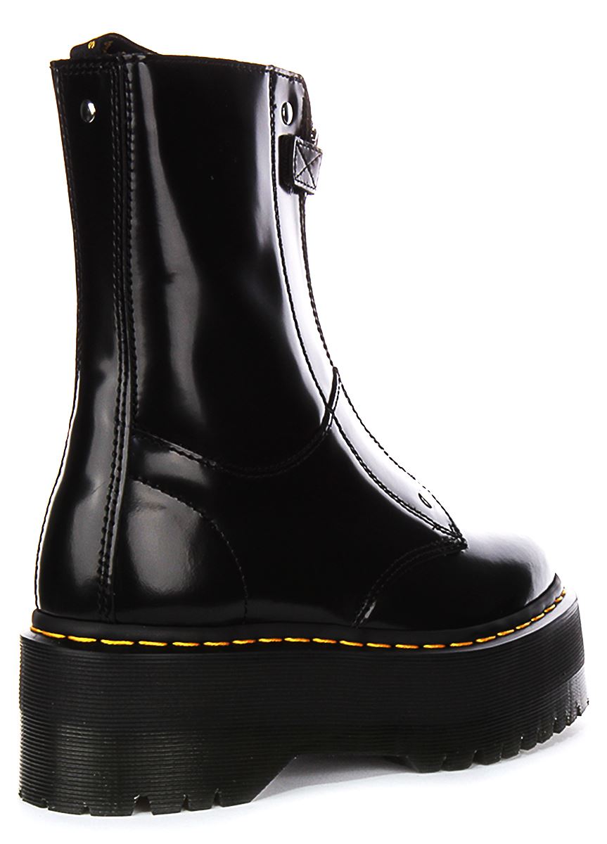 靴 dr.martens jetta hi UK4 Amazon.com | Dr. Martens Jetta Hi Max Black, Black Buttero