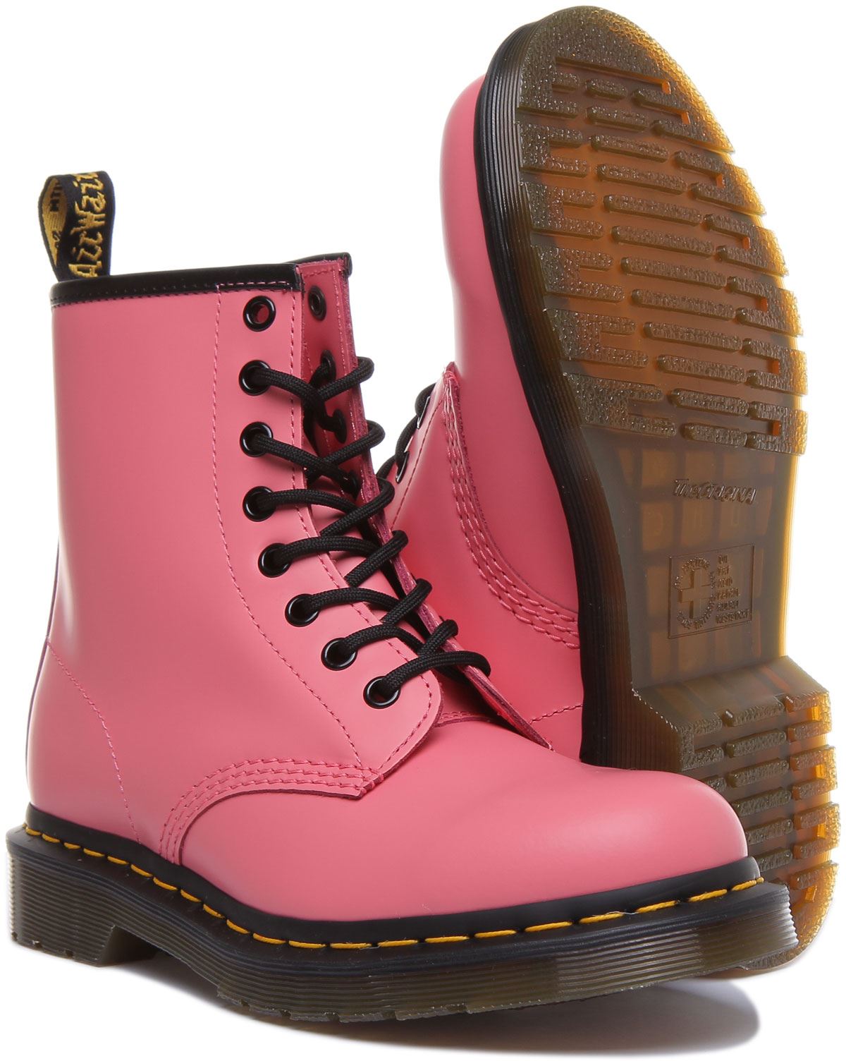 pink dr martens size 7