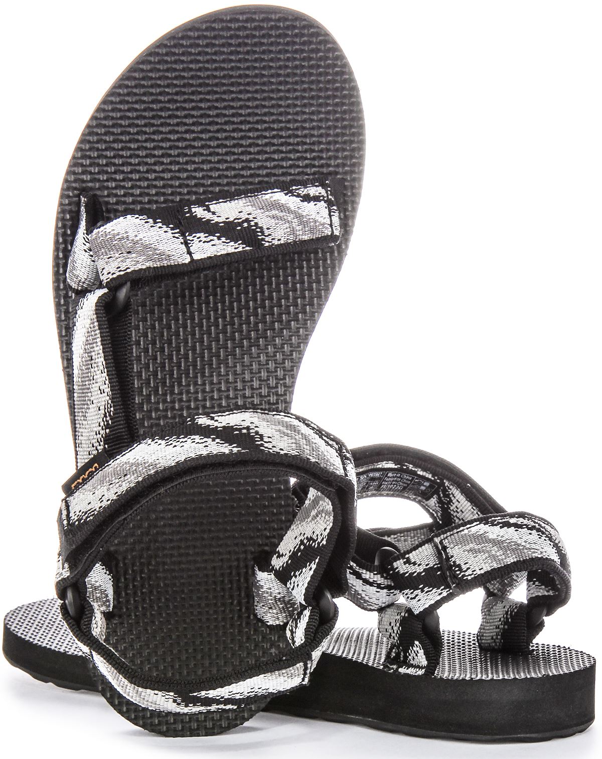 Teva Original Universal Back Strap Vegan Womens Sandals Black Multi US 6 - 9 - Picture 5 of 25