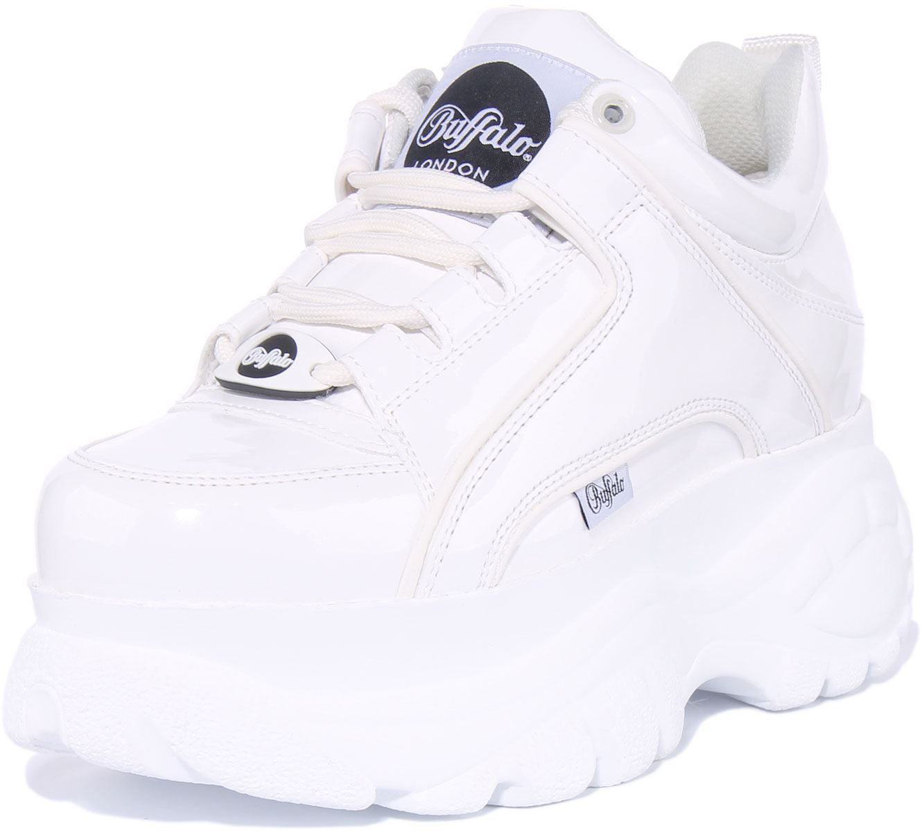 Buffalo 1339-14 2.0 Womens Vegan Platform Sneakers In Off White Size US 5 - 11
