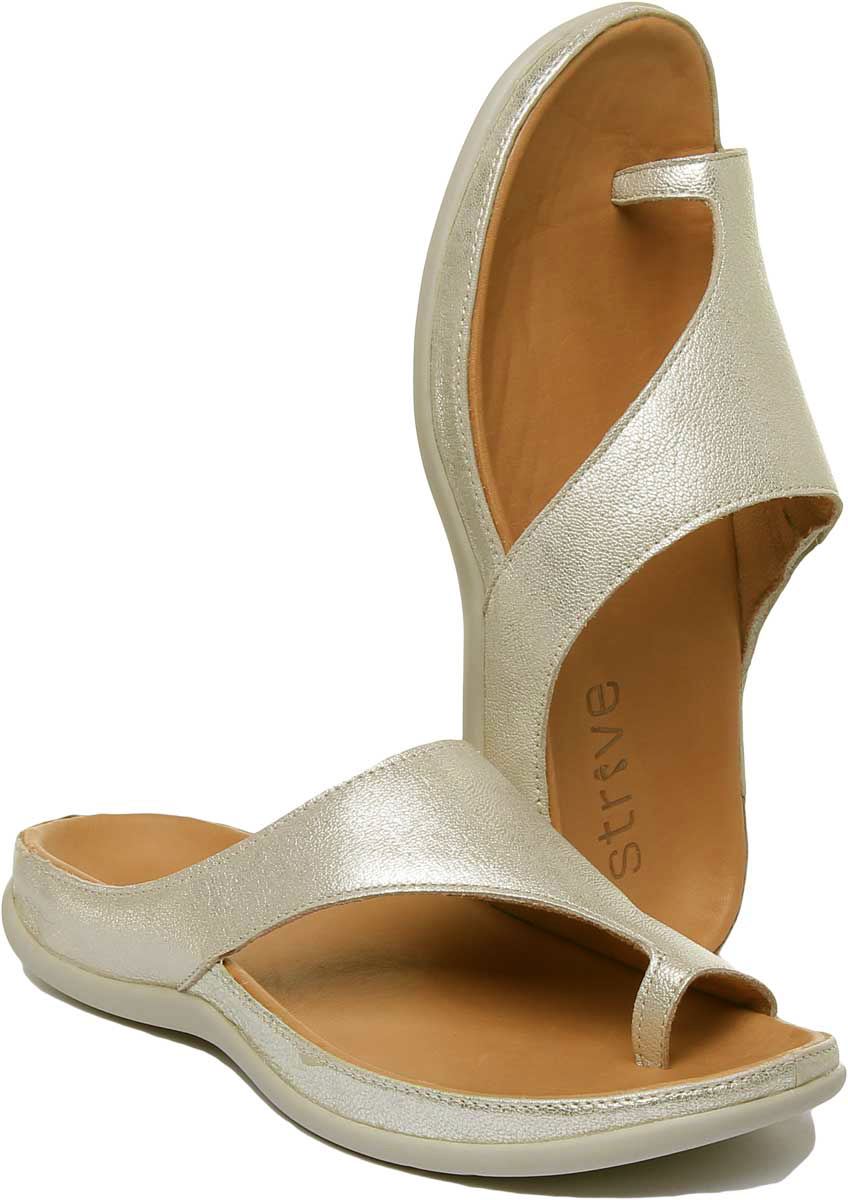 Strive Capri Womens Toe Loop Leather Sandals In Magenta Size US 6 - 11 - 第 23/36 張圖片
