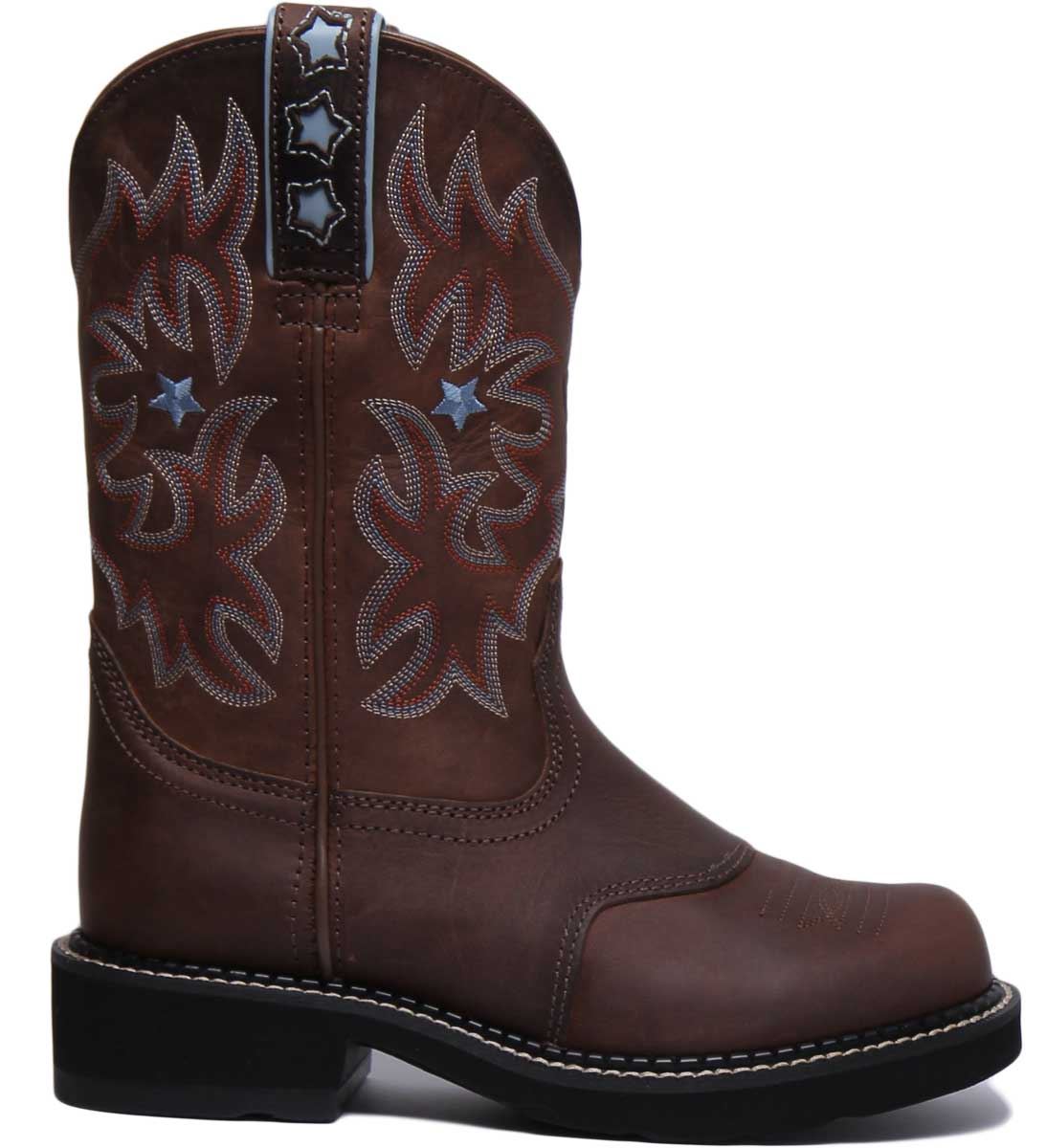 Ariat Womens Probaby Comfort Pull On Embroided Boot In Brown Size UK 4 - 9 - Picture 8 of 12