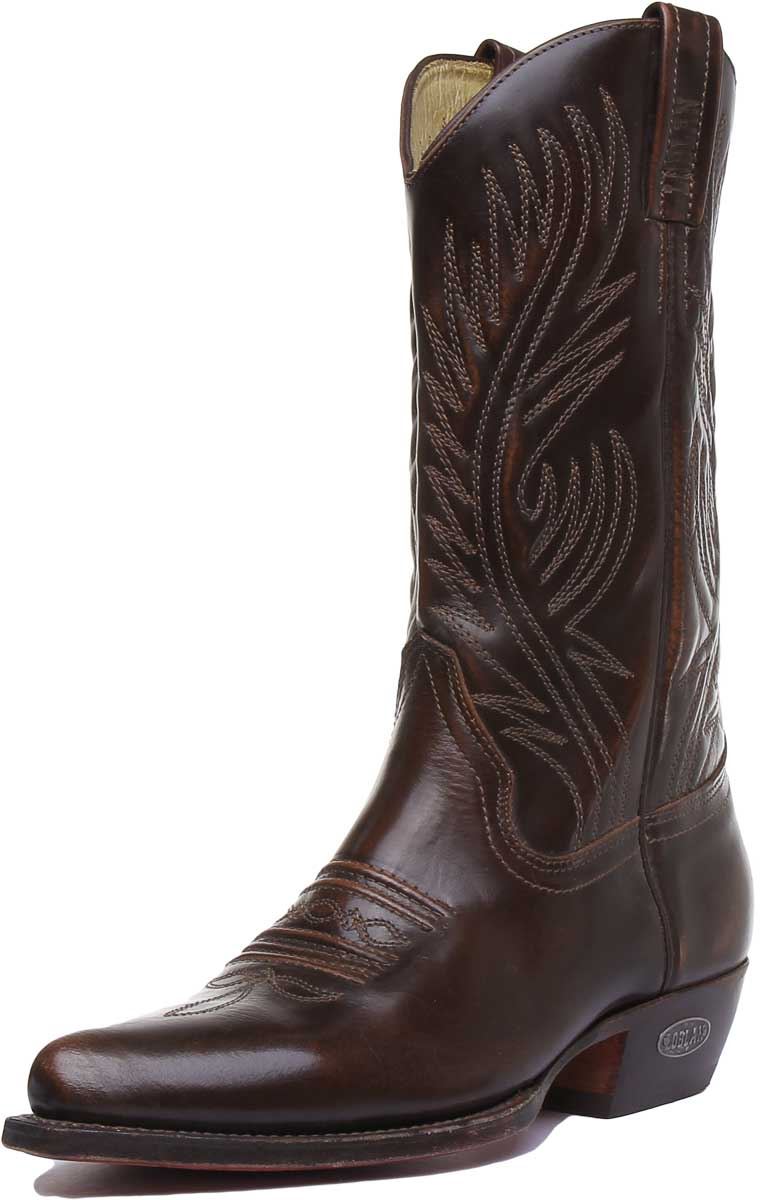 Loblan 194C Long Cowboy Boot In Black Shiny Size UK 36- 46 - Picture 29 of 29