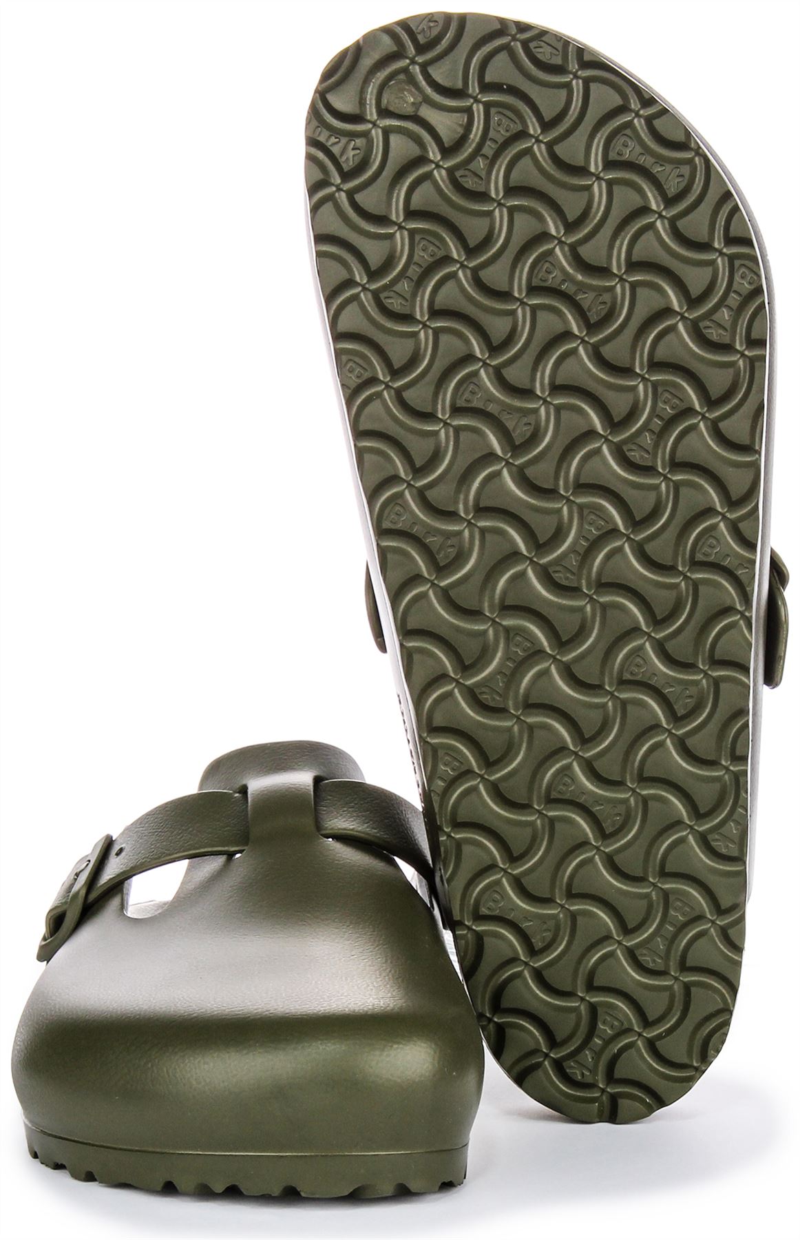 Birkenstock Boston Eva Beach Rubber Sandal Unisex Sandal Black 7- 12 - Picture 12 of 13