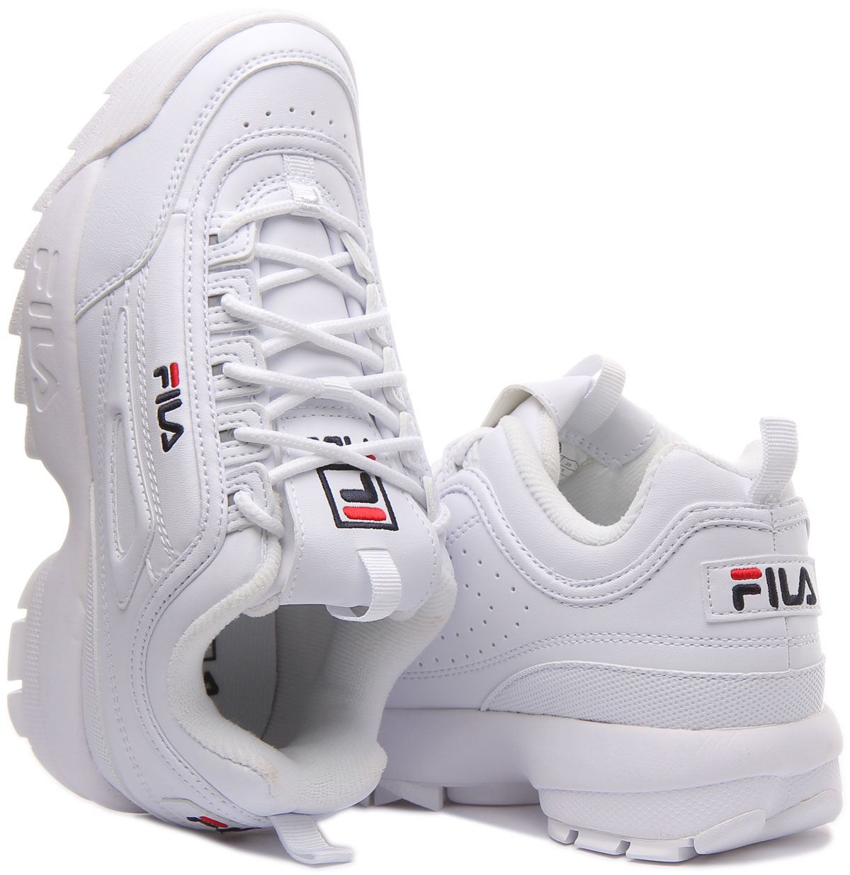white fila disruptor junior
