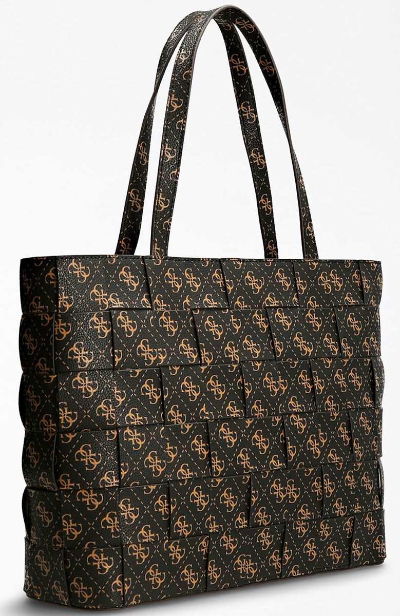 Bolso shopper Guess Liberty City para mujer en marrón talla única - Imagen 9 de 12