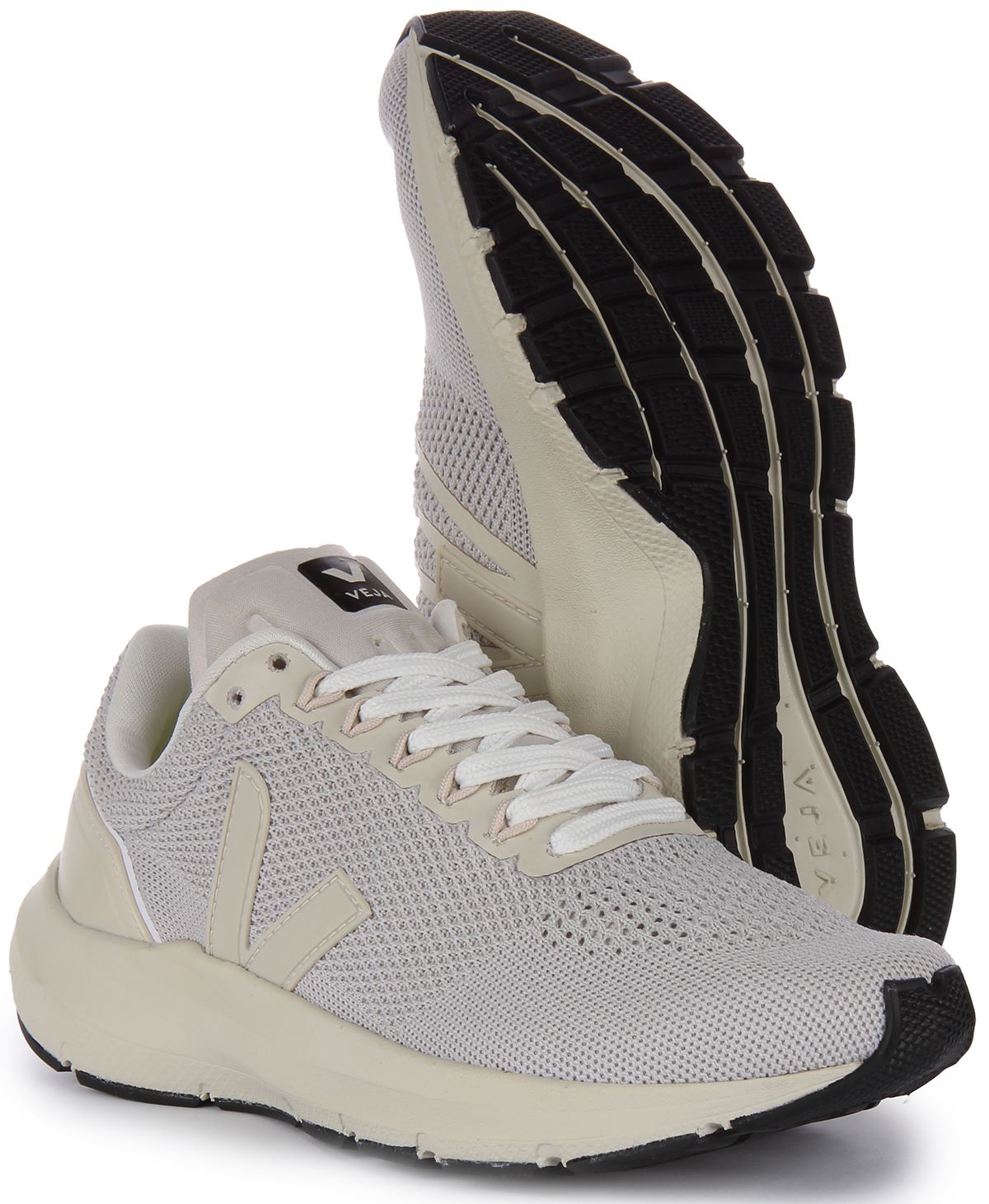 Veja Marlin V-Strick Absatz Unterstützung Schnürtrainer grau Damen Größe UK 3 - 8 - Bild 11 von 12