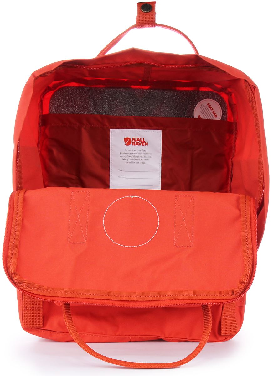 Fjallraven Kanken 23510 Classic Rowan Red Casual Backpack  display picture 2