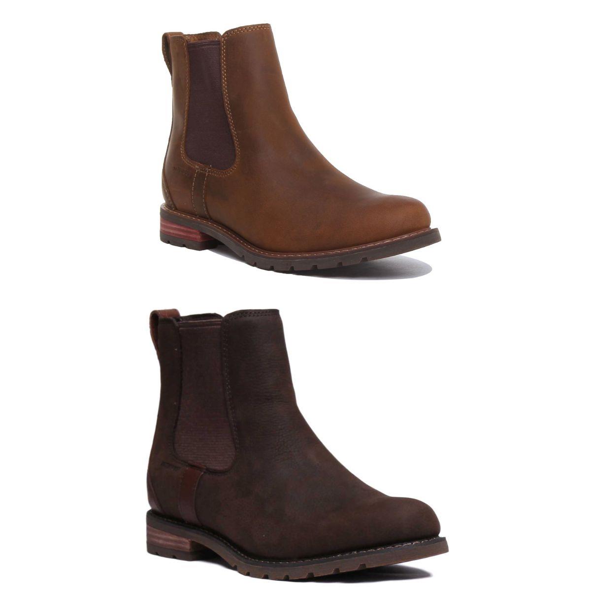 Ariat Wexford H2O Leather Chelsea Womens Boots In Brown US 2  display picture 1