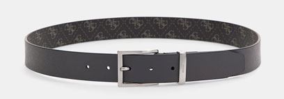Guess Vezzola Mens Adjustable & Reversible Leather Belt In Black M - L - XL - Picture 8 of 16