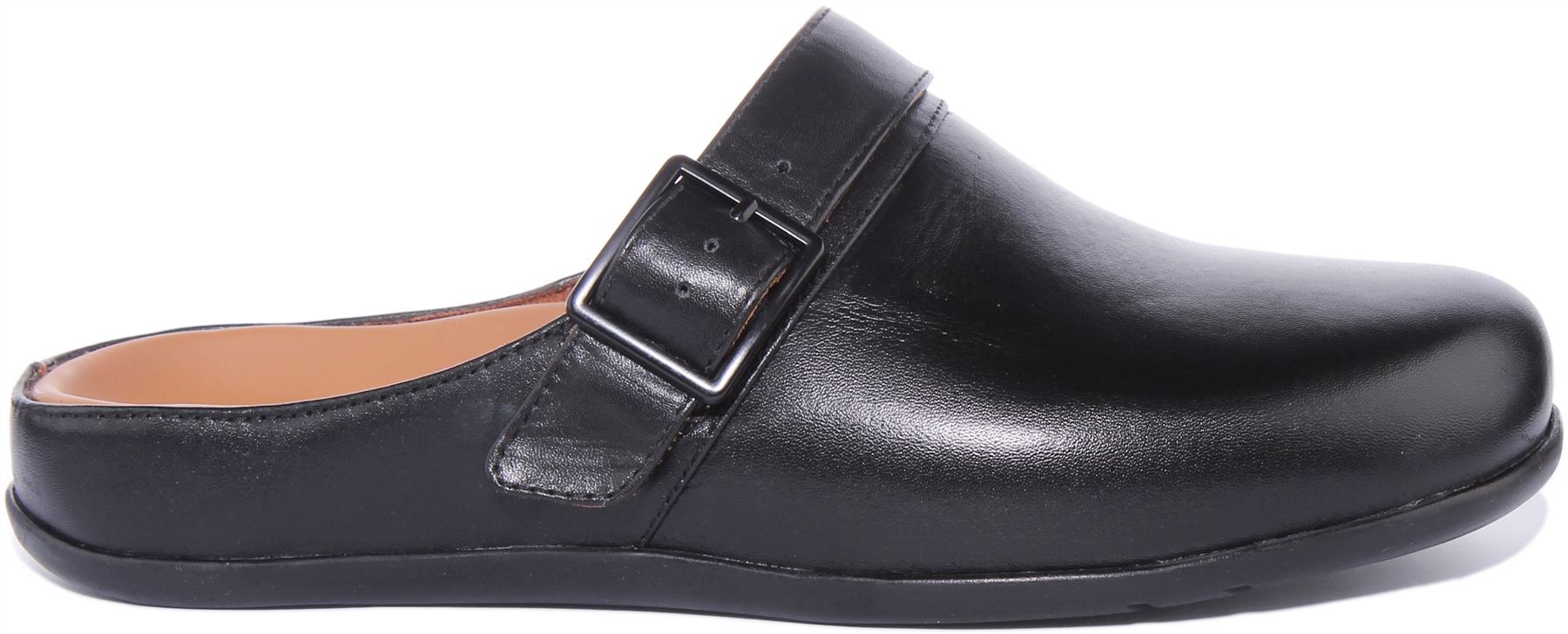 Strive Malmo Closed Top Buckle Orthotic Slippers Black Womens Size 3 - 8 - Picture 8 of 12