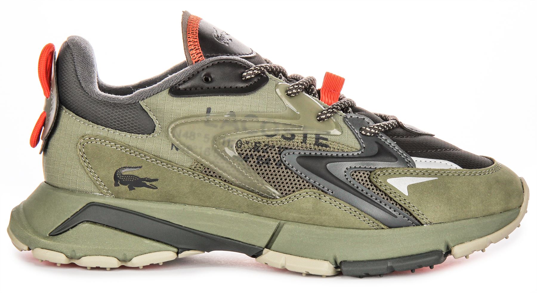 Lacoste Loo3 Neo Tech Neo Lace Up Tech Inspired Mens Sneakers