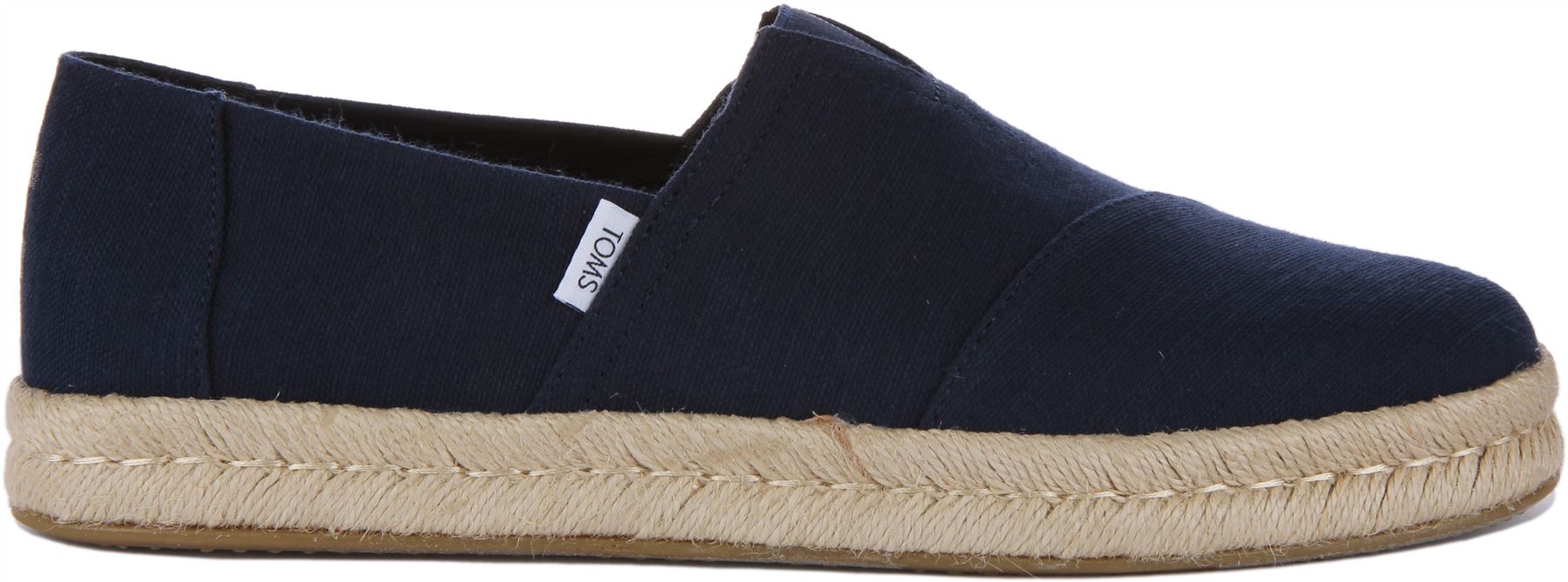 Alpargatas Toms De Yute Con Suela De Cuerda 2.0 Negras Para Hombre UK 7 - 12 - Imagen 15 de 19