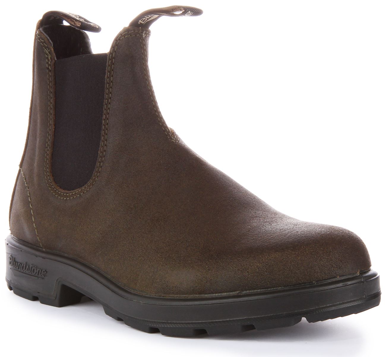Blundstone 1615 Heritage Waxed Suede Water Repellence Boot Olive UK 3 - 8