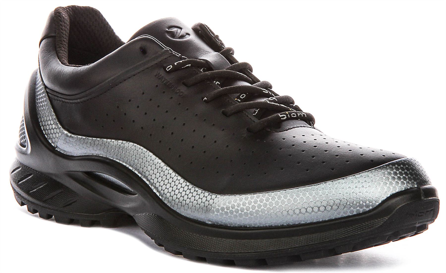 Ecco Biom Energi M Outdoor Lace Up Mens Trainer In Black Silver UK 7 - 12