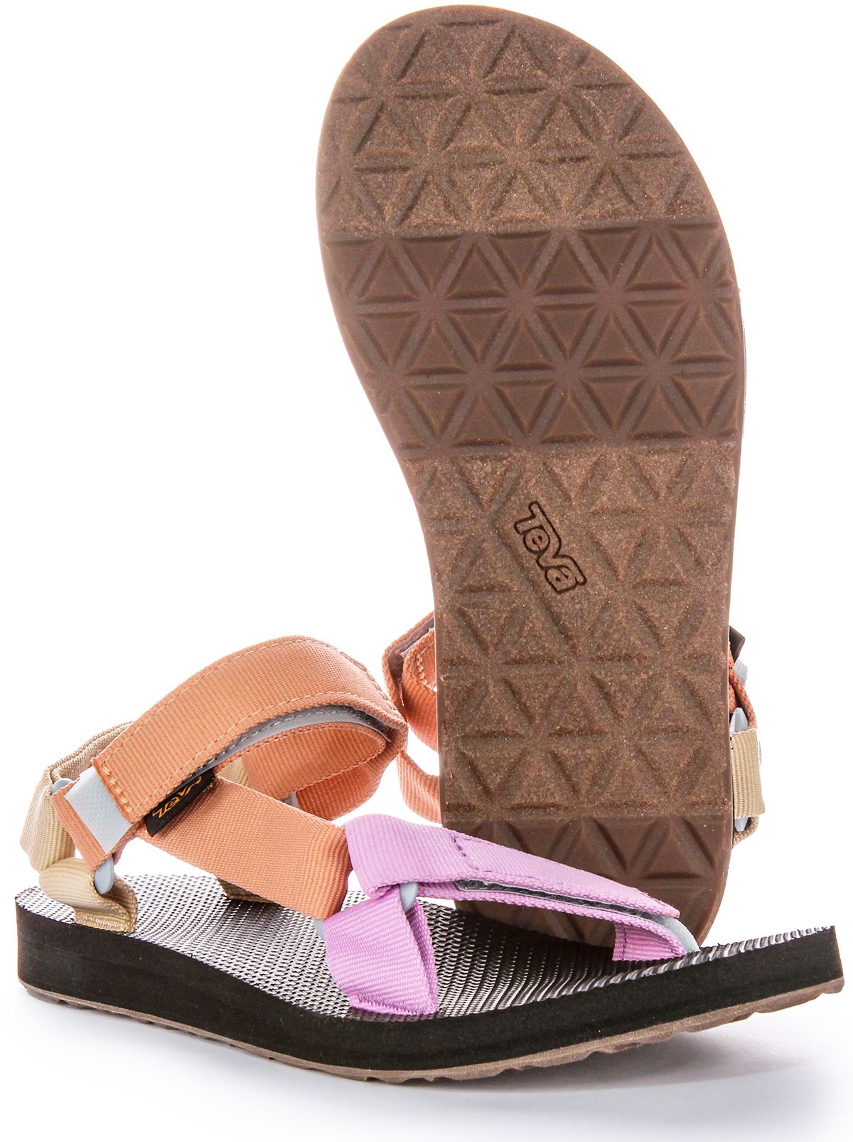 Teva Orig Strappy Back Tye Dye Vegan Womens Sandal Multi Colour UK 3 - 8 - Picture 36 of 37
