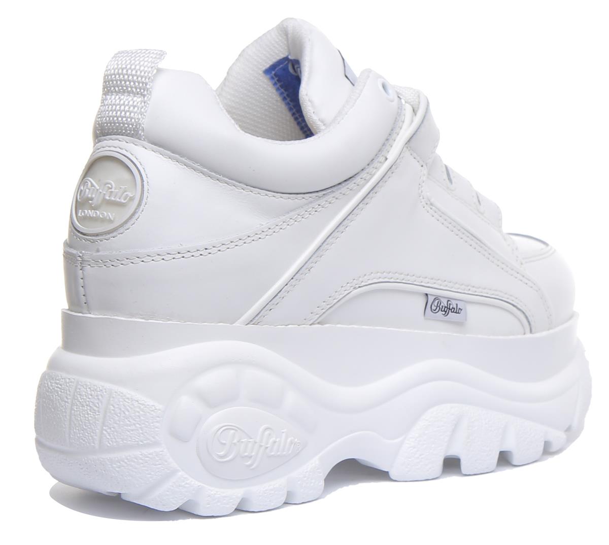 Buffalo 1339-14 Chunky Sole EX DISPLAY Womens Sneaker In White