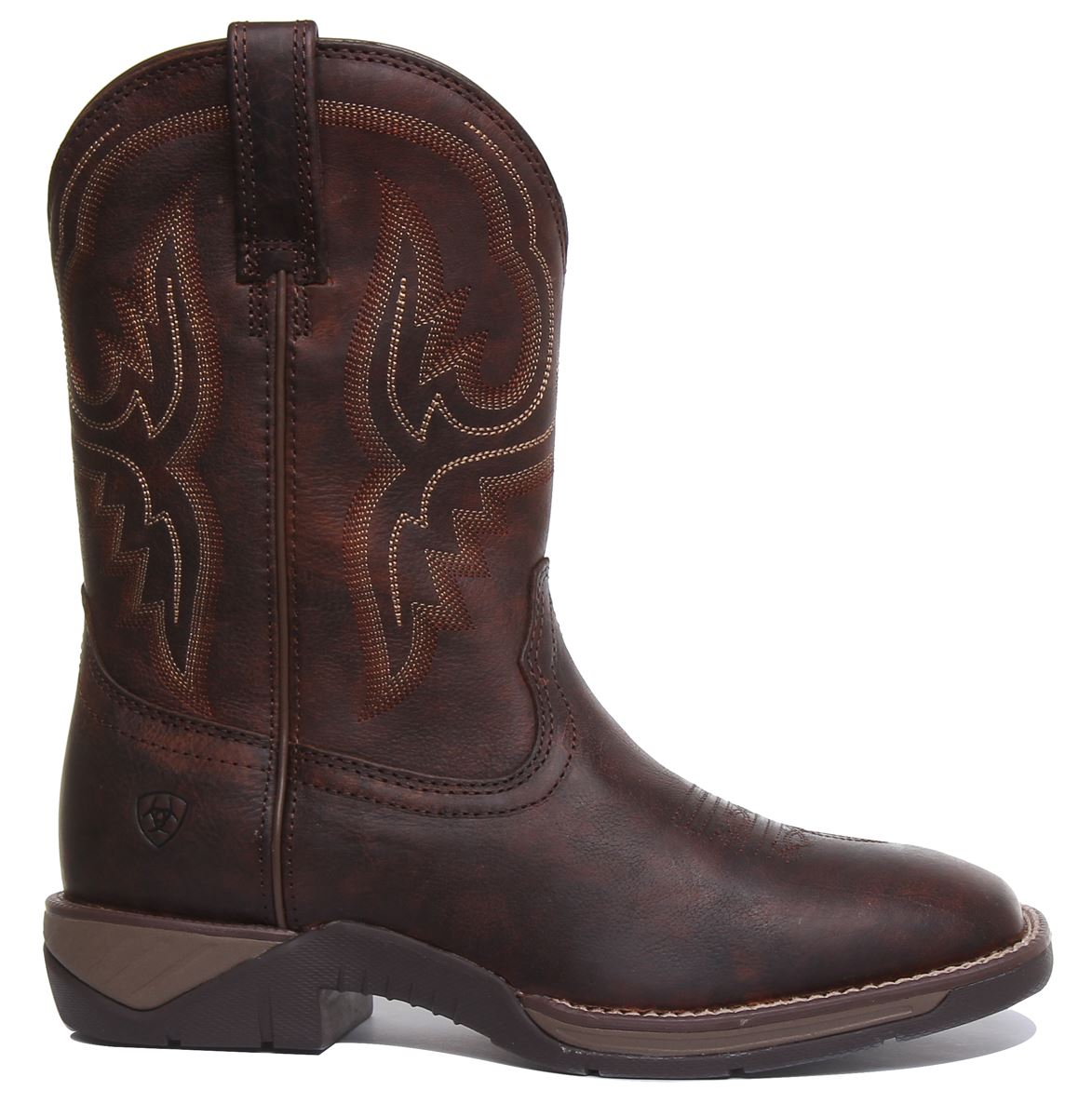 dark brown ariat boots