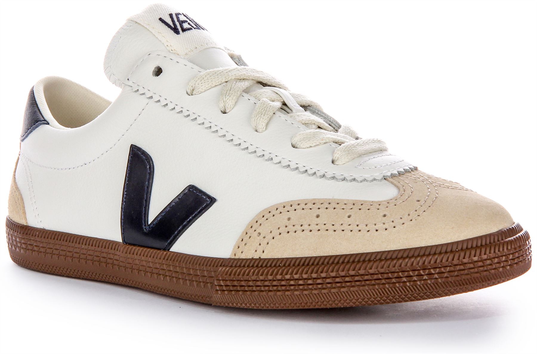 Veja Volley 70s Inspired Canvas Volleyball Women Sneaker White Blue US 5 - 10