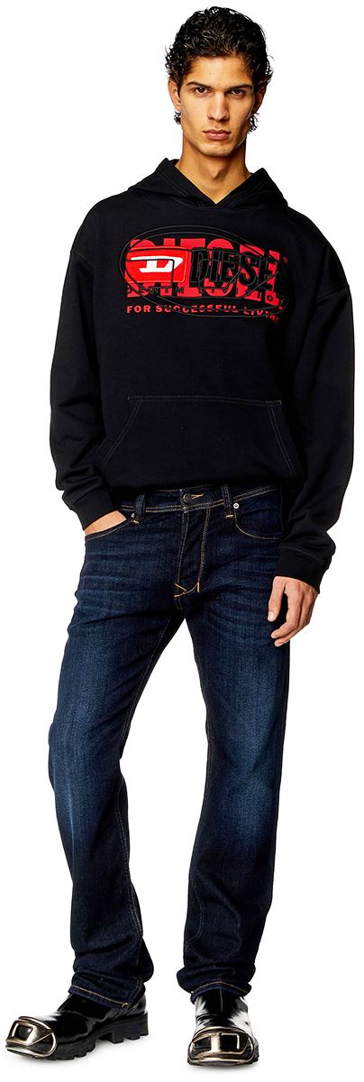 Diesel 1985 Larkee Relax Fit gerades Bein Baumwolljeans marineblau 30 L x 32 W 37890₽