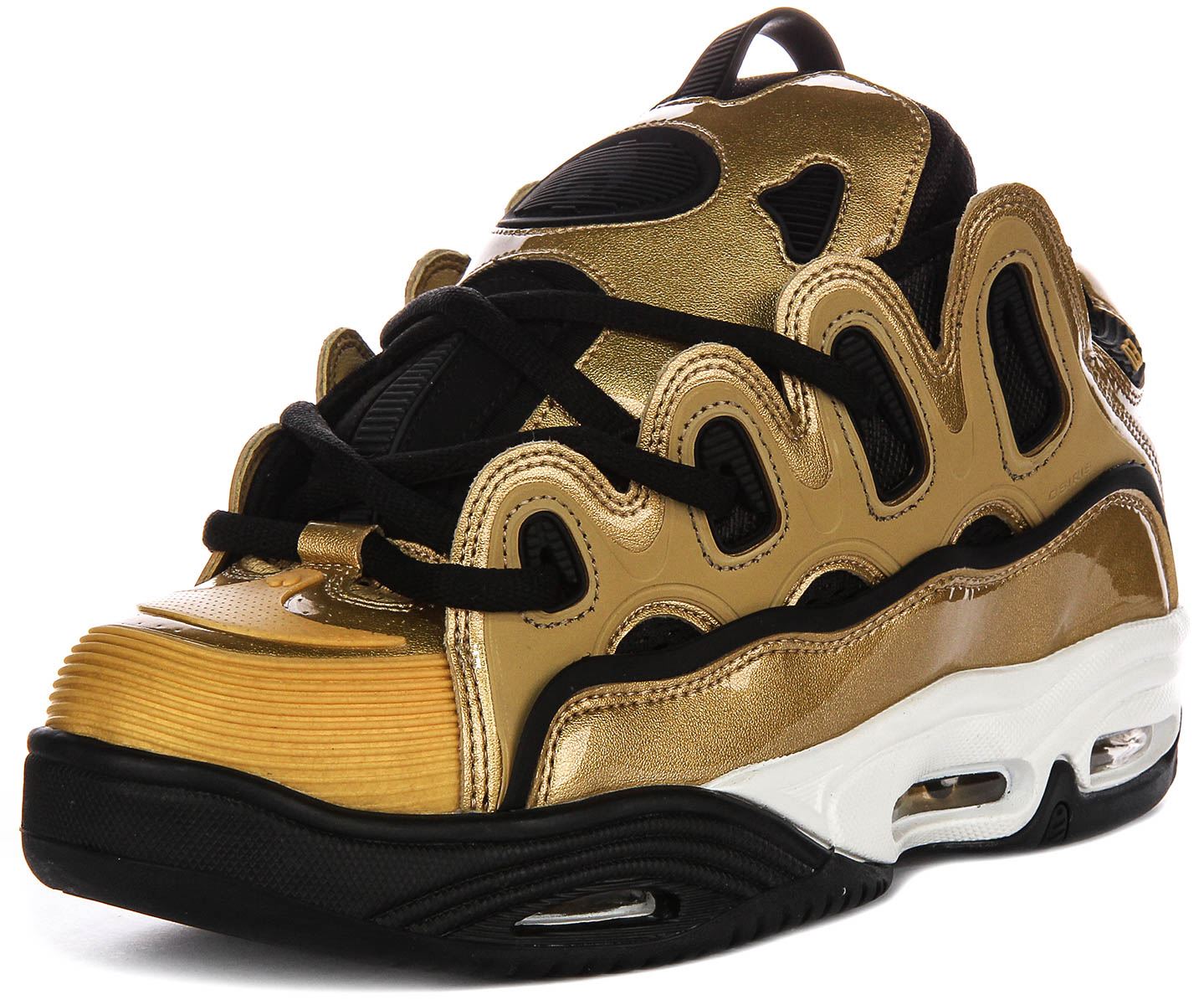 OSIRIS Suela Gruesa Cordones Zapatilla Skate Hombre en Negro Gris Ru 4-12 - Imagen 25 de 37