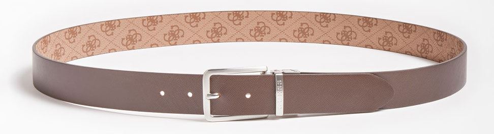 Guess Mens Reversible And Adjustable Belt In Brown Size M - L - XL - Picture 8 of 8