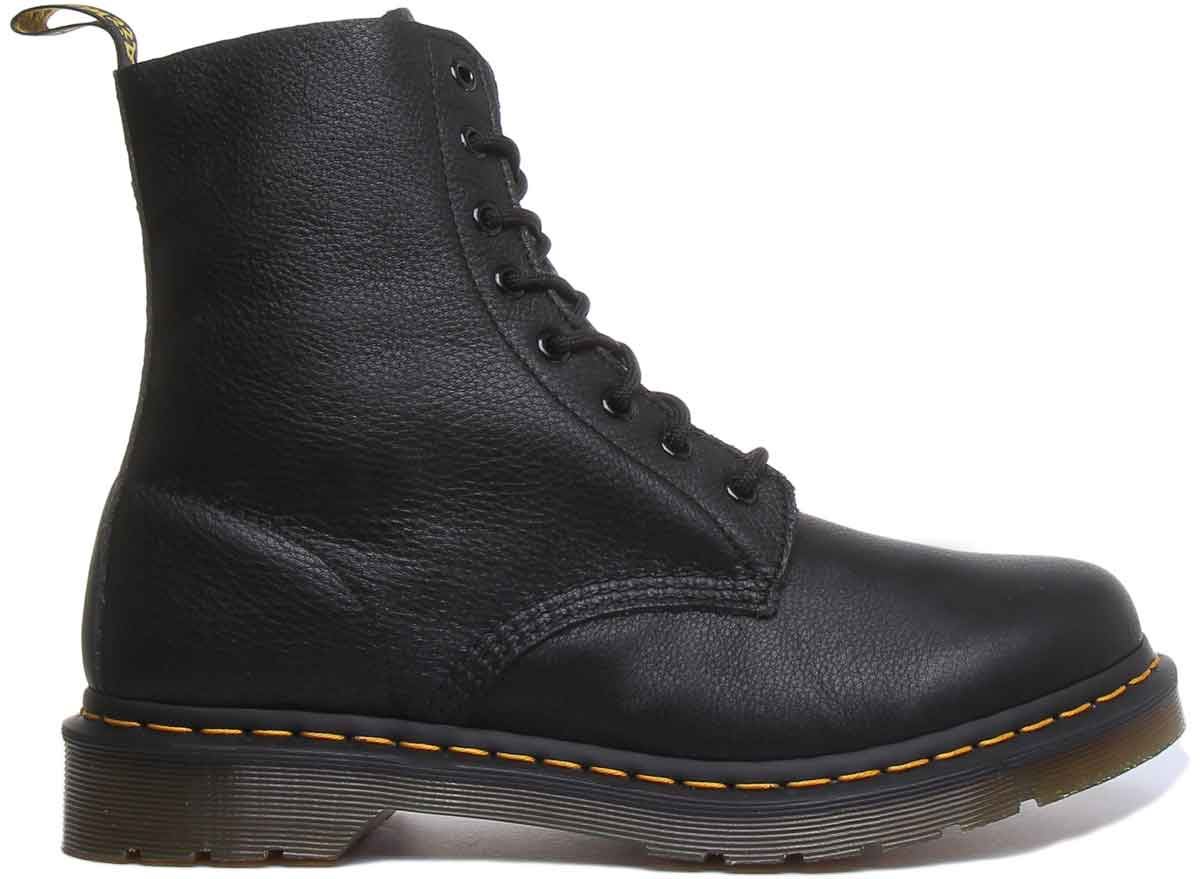 Dr Martens Pascal 8 Tie Boot Virginia Women Boots In Black US 3 - 8 - Picture 3 of 19