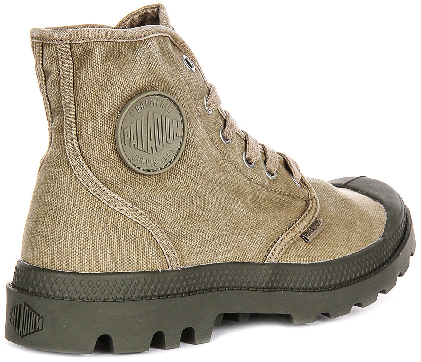 Palladium Unisex Green/Olive Green Boots Size 13 Men’s Palladium Boots “Olive Green” ( Army Green ) -... | Depop main image 2