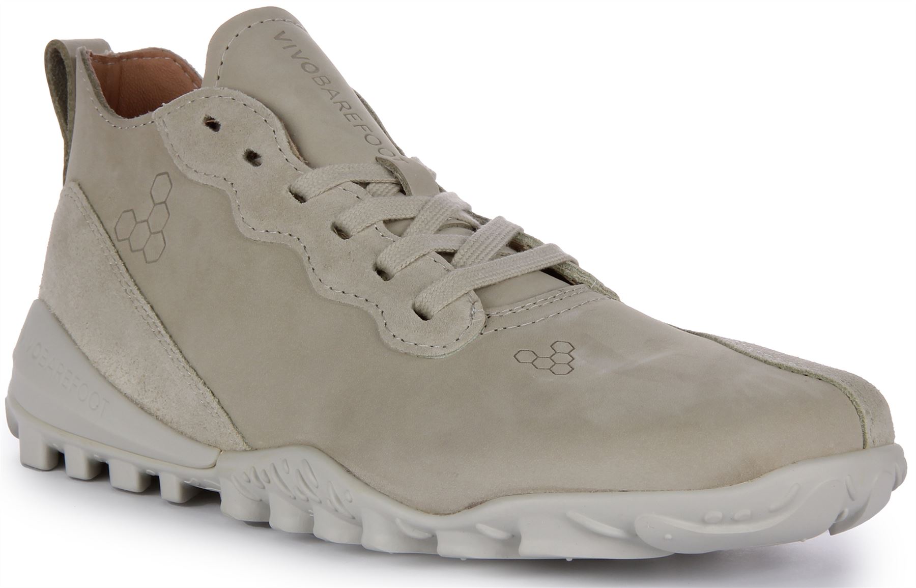 Pre-owned Vivobarefoot Novus Chromefree Bio Leather Mid Shoe Sand Womens Size Us 5 - 10