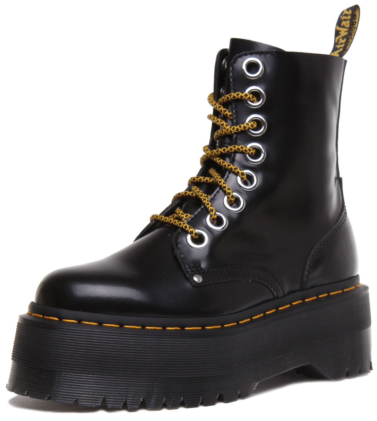 Dr. Martens Jadon Max Damen 8 Ösen Plateau Stiefeletten In Schwarz Größe UK 3 – 8 - Bild 12 von 12