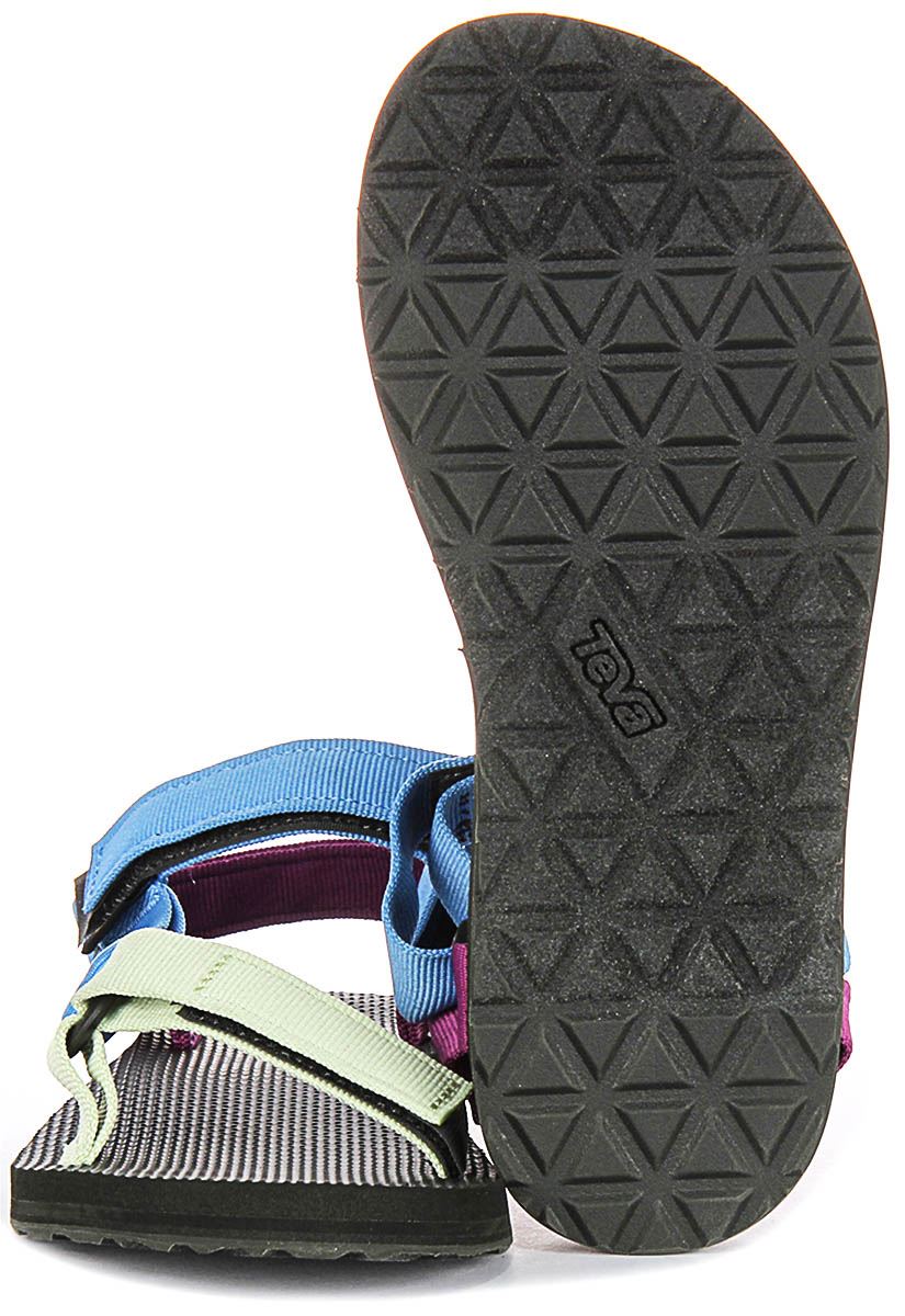 Teva Original Universal Back Strap Vegan Womens Sandals Black Multi US 6 - 9 - Picture 13 of 25