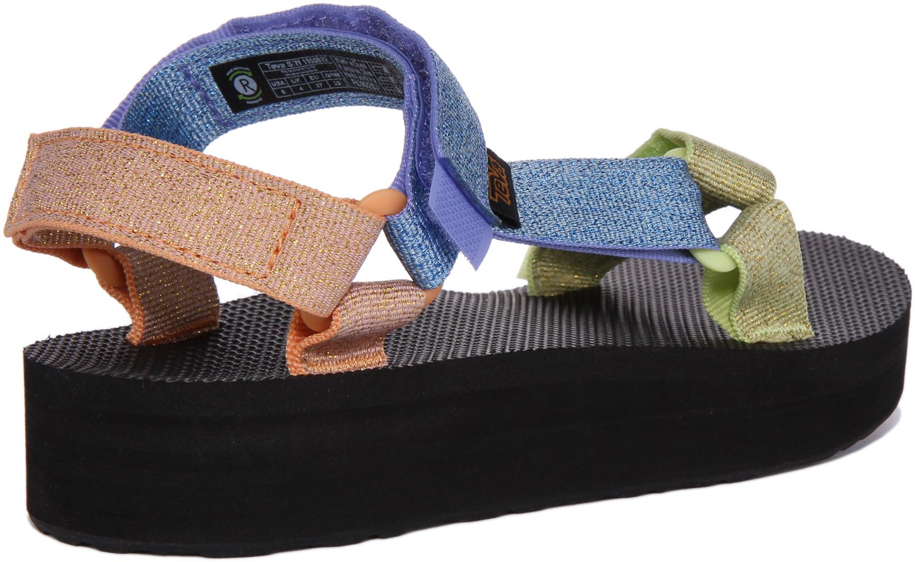 Teva Midform Universal Open Toe Strap Vegan Womens Sandal Beige Brown UK 3 - 8 - Picture 28 of 37
