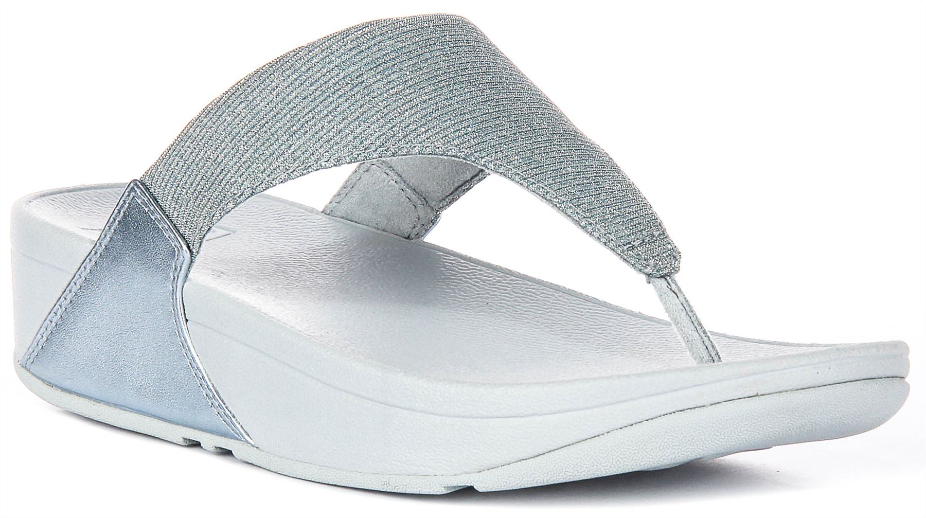 Sandalia Para Mujer Fitflop Lulu Shimmerlux En Pewter UK 3 - 8 - Imagen 14 de 25