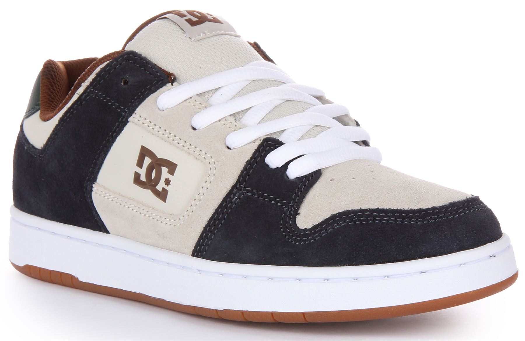 Dc Shoes Manteca 4 S Lace Up Suede Unisex Sneaker Grey Navy US 7 - 13 - Picture 2 of 13