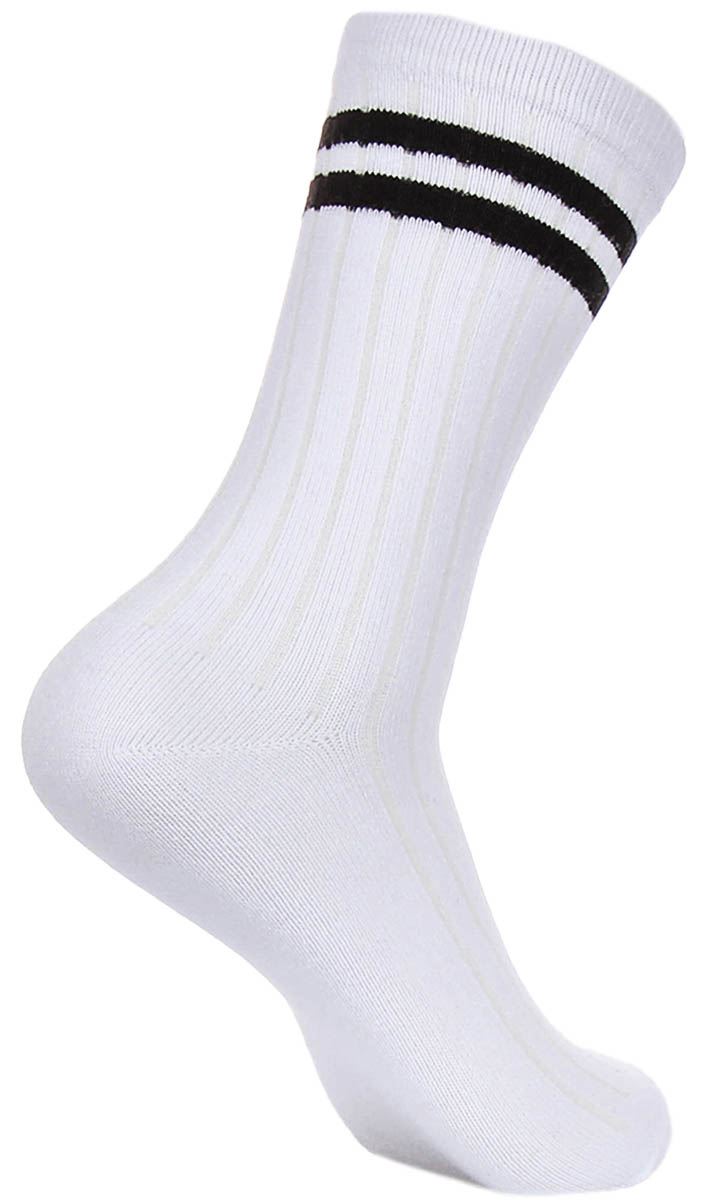 Justinreess England 2P Rayas Algodón Calcetines Hombre en Amarillo Negro Talla - Imagen 22 de 25