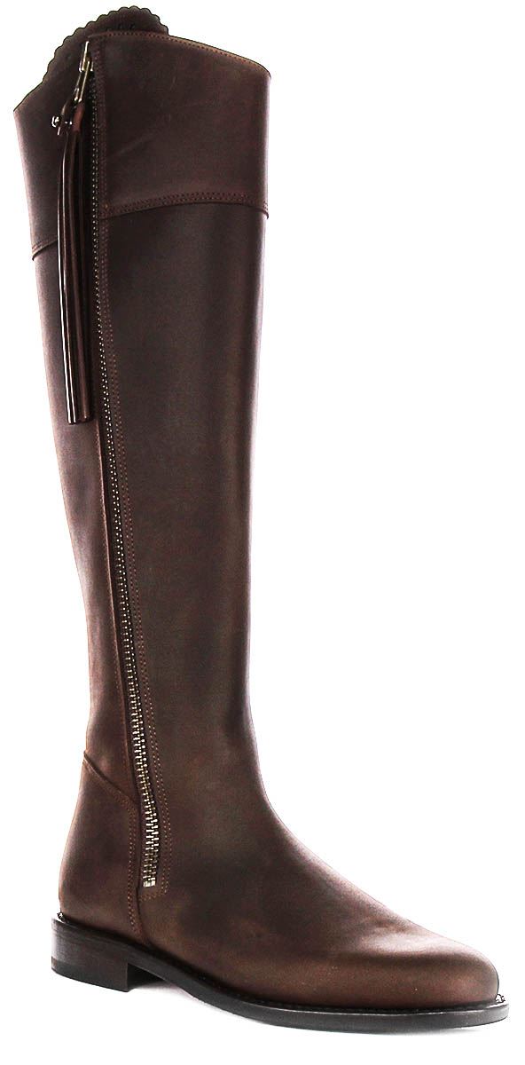 Justinreess England Valentina Sporty Tall Tassel Womens Boot Navy US 5 - 11 - Picture 13 of 37