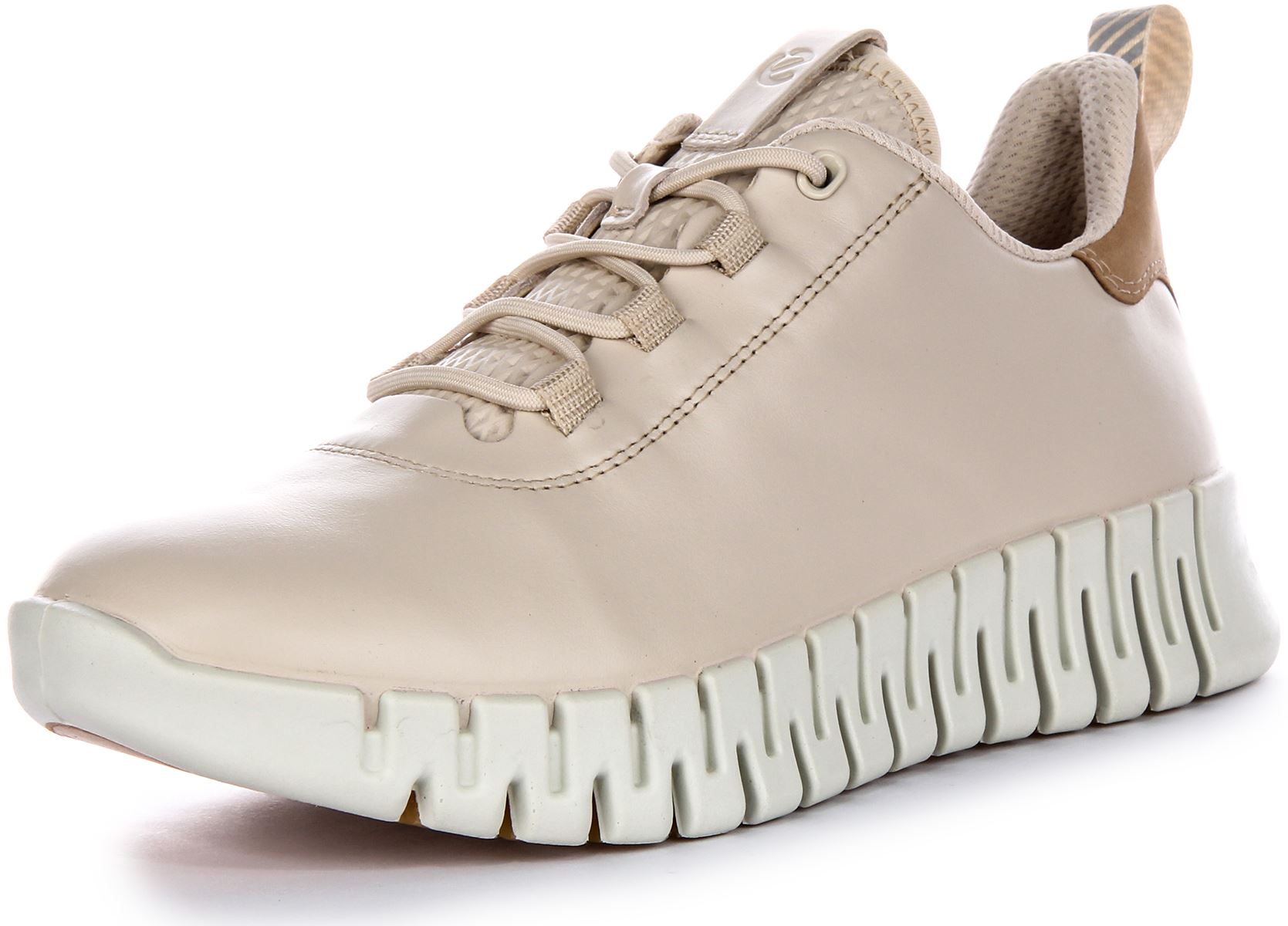 Ecco Gruuv Lace Up Erwachsene Damen Trainer Weiß EU 36-42