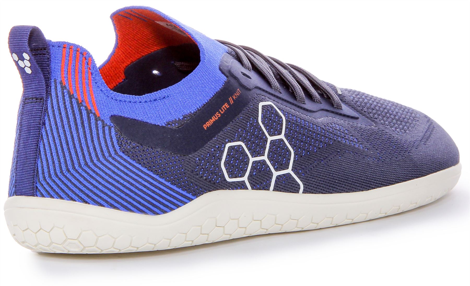 Vivobarefoot Primus Lite Knit Puncture Mens Sneaker Navy Mens US 8
