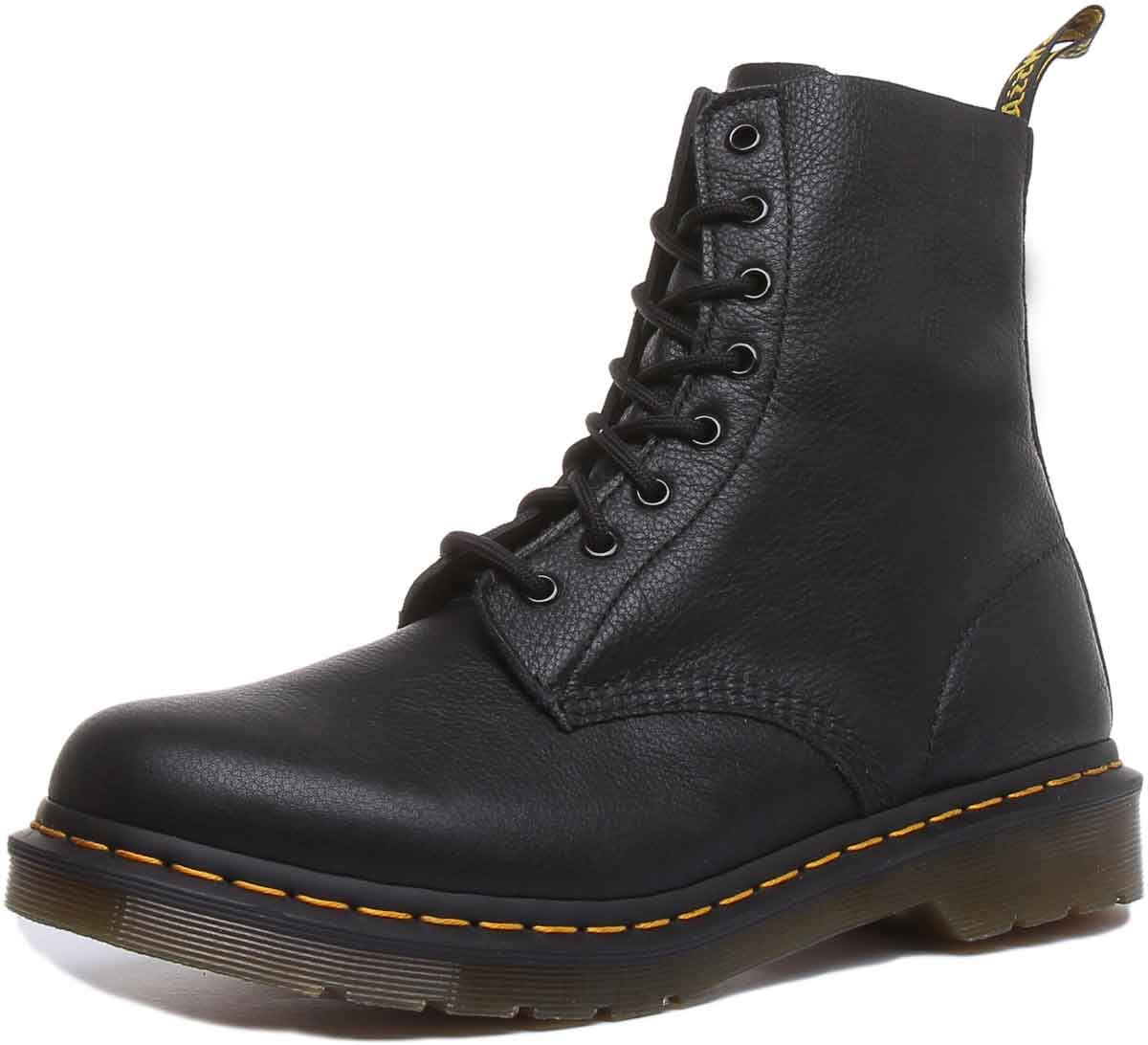 Dr Martens Pascal 8 Tie Boot Virginia Women Boots In Black US 3 - 8 - Picture 7 of 19