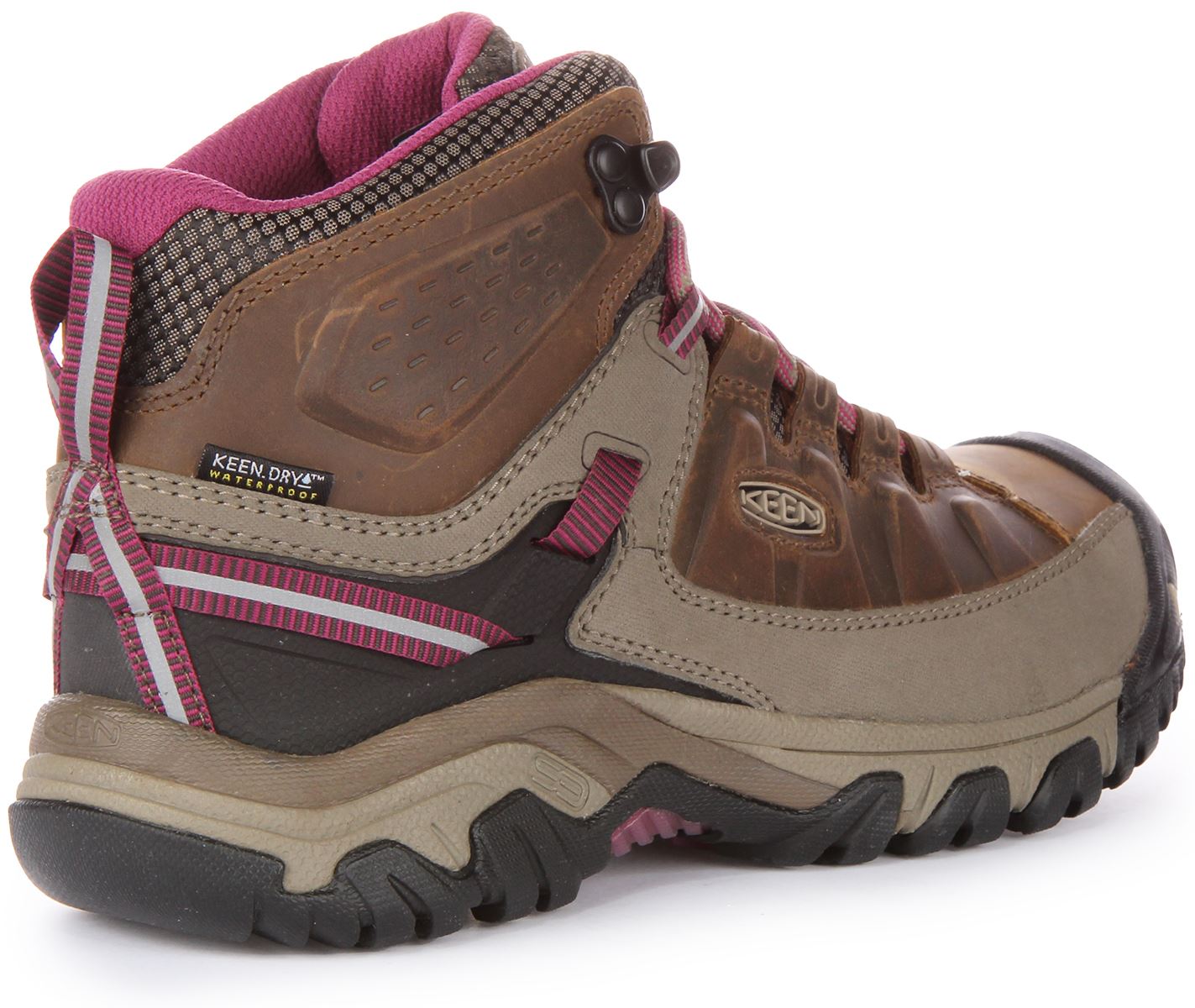 Keen Womens Targhee III Mid Waterproof Hiking Boots Weiss