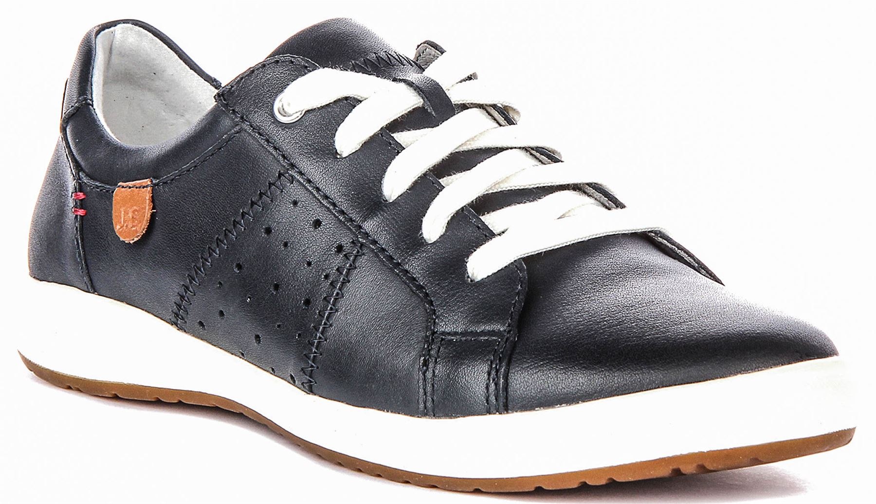 Josef Seibel Caren 0 Slip On Leder Damen Trainer In Indigo EU 36-42 22690₽