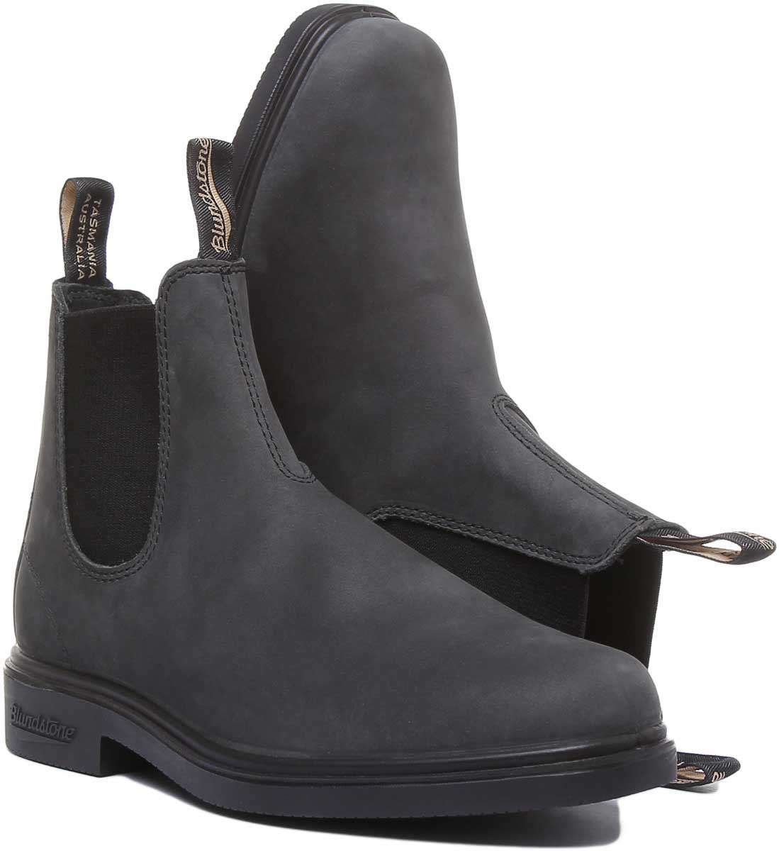 Blundstone 1308 Herren Leder Chelsea Stiefel in rustikal schwarz Größe UK 7 - 12 - Bild 11 von 12