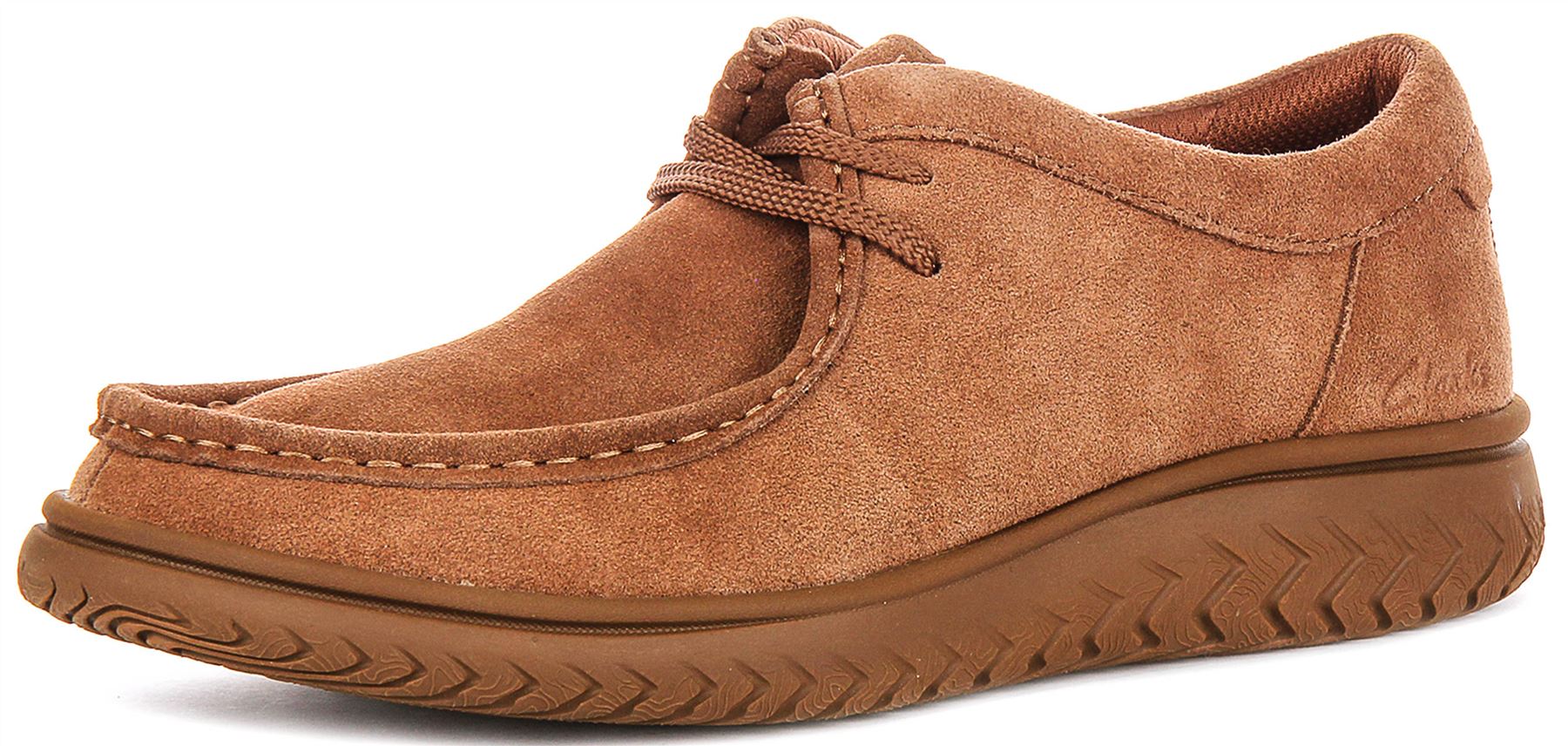 Clarks Relaxlite Niedrig Heritage Eva Sohle Wildleder Herren Freizeit Schuhe IN - Bild 13 von 13