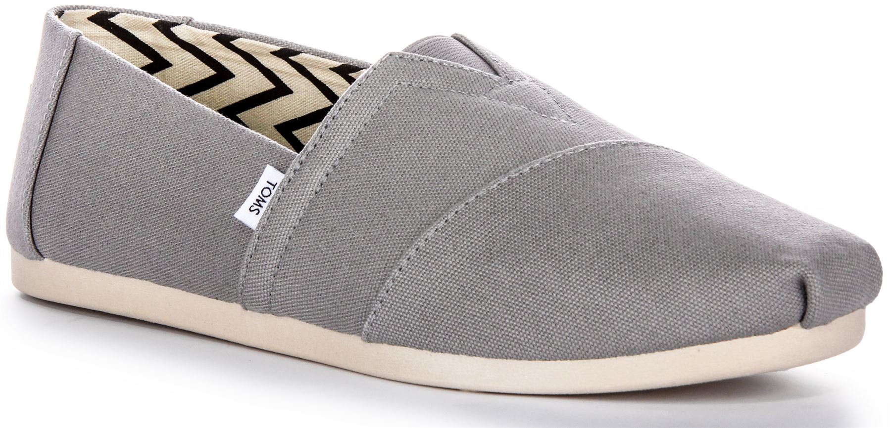 Toms Alpargata Eco Fibre Canvas Espardrilles Mens Trainer Tray Grey UK 7 - 12