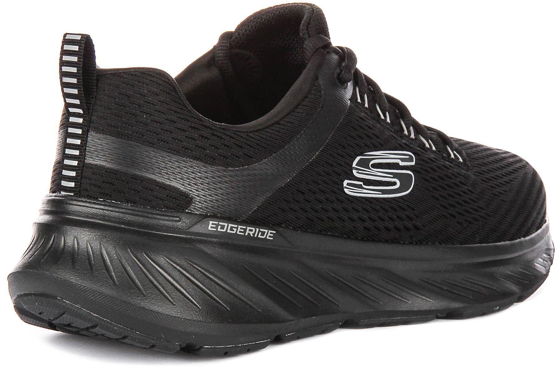 Zapatillas de deporte para hombre en negro Edgeride Conten Lace Up Eco de Skechers EU 41-46