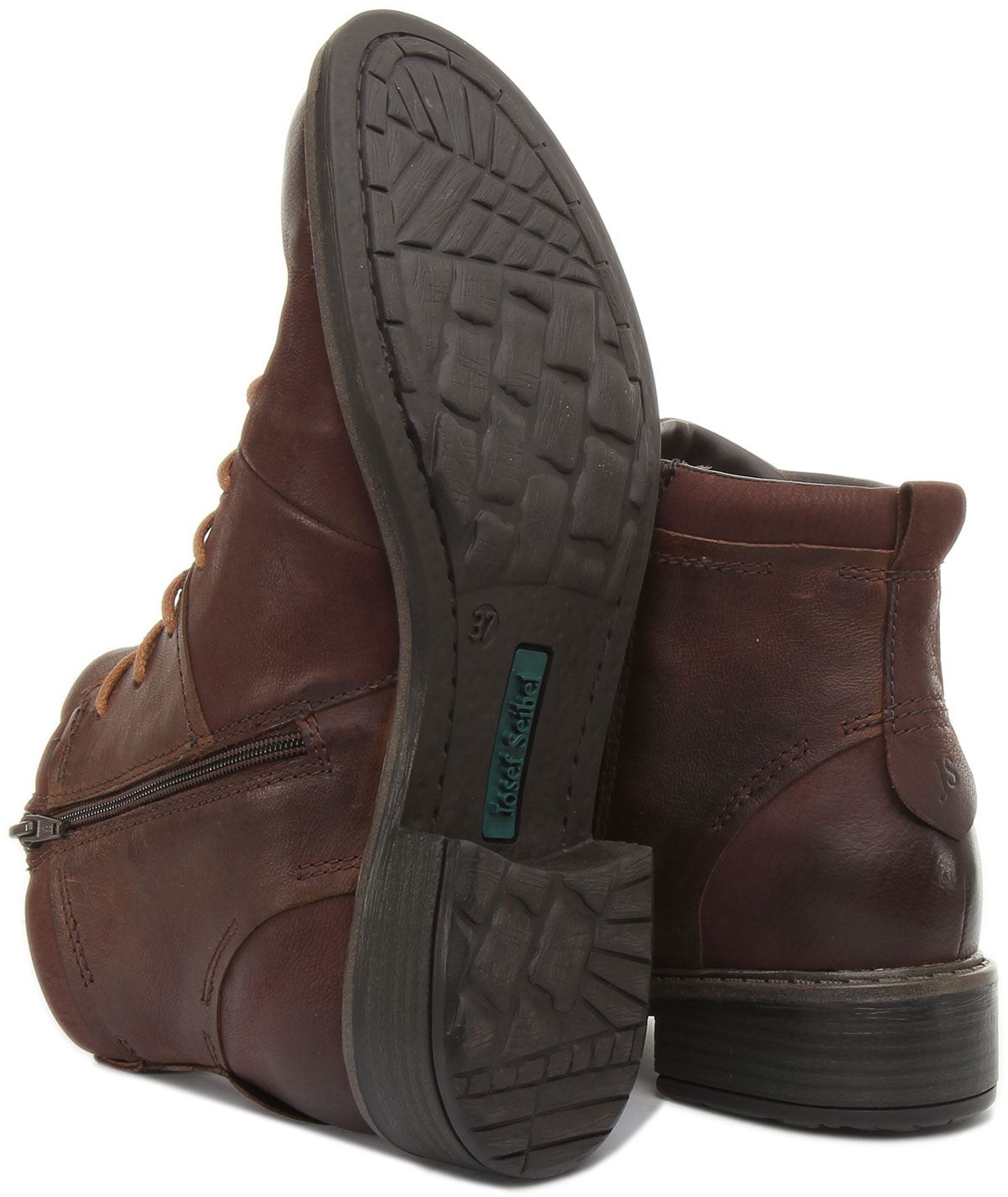 Josef Seibel Selena 50 Lace Up Ankle Boot Waterprooof In Brown Size US 5- 10 - Picture 11 of 13