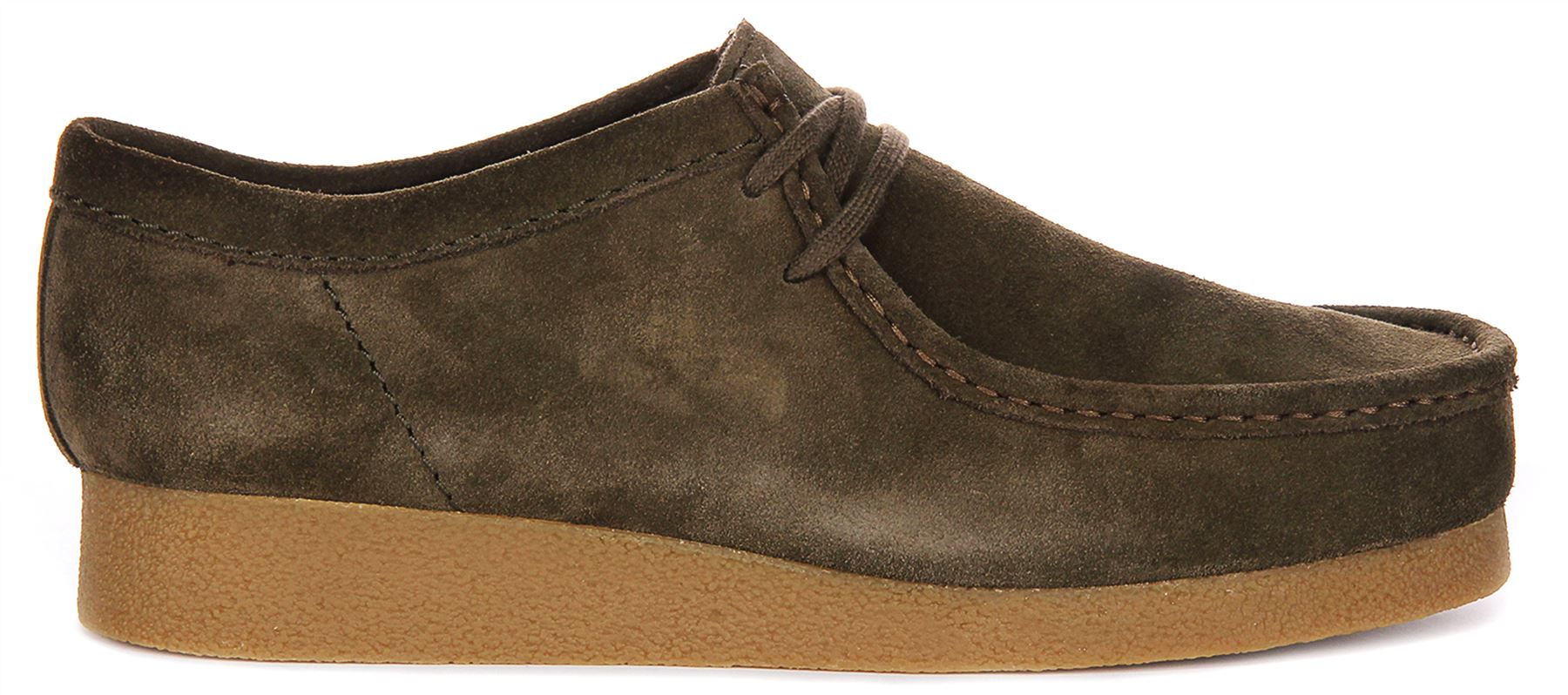 Clarks Wallabee Soft Suede Crepe Sole Chukka Mens Casual Shoe Black UK 7 - 12 - Picture 9 of 13