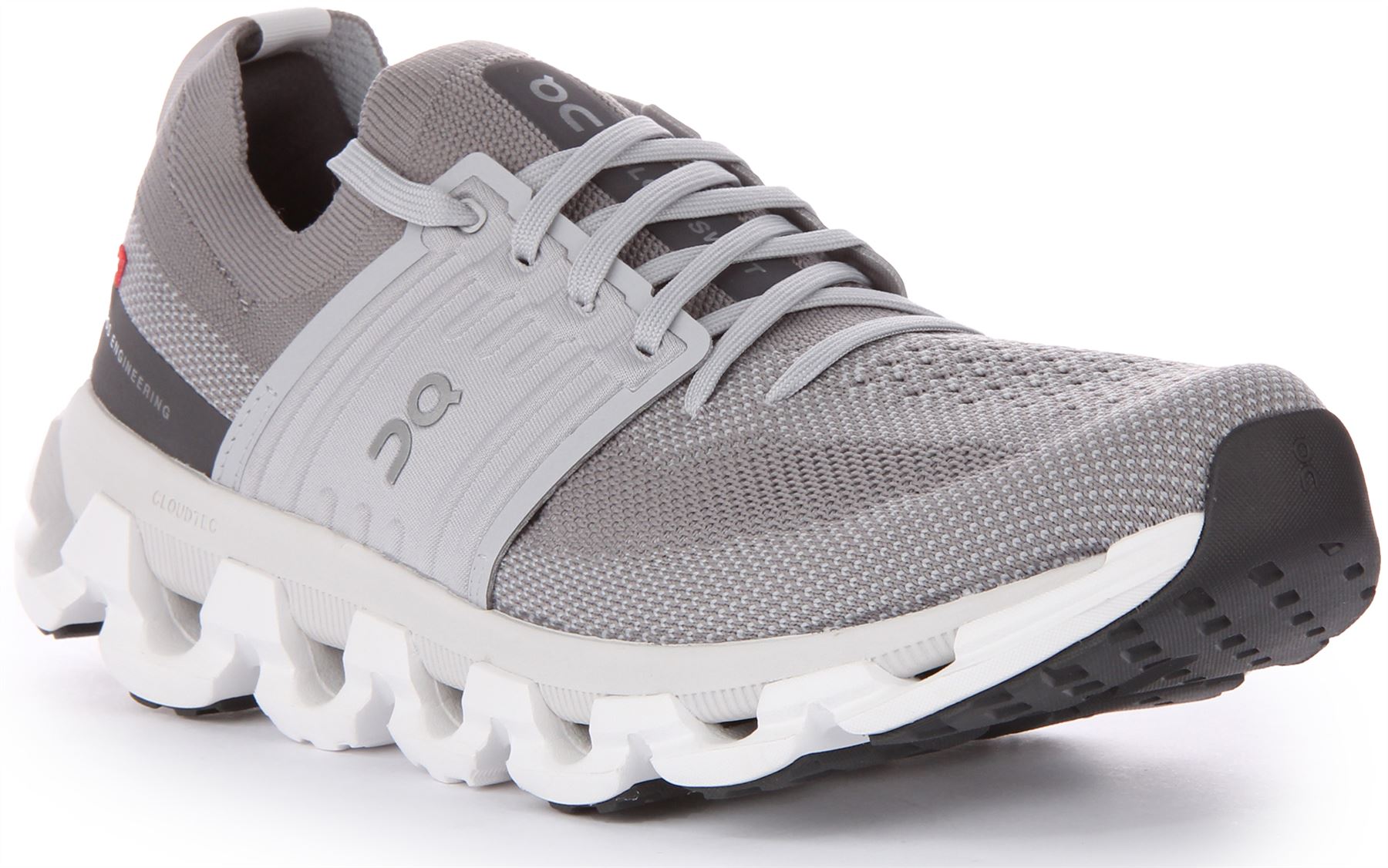 Pre-owned On Running Cloudswift 3 Dual Density Heli Mesh Sneakers Grey Mens Us 7 - 13