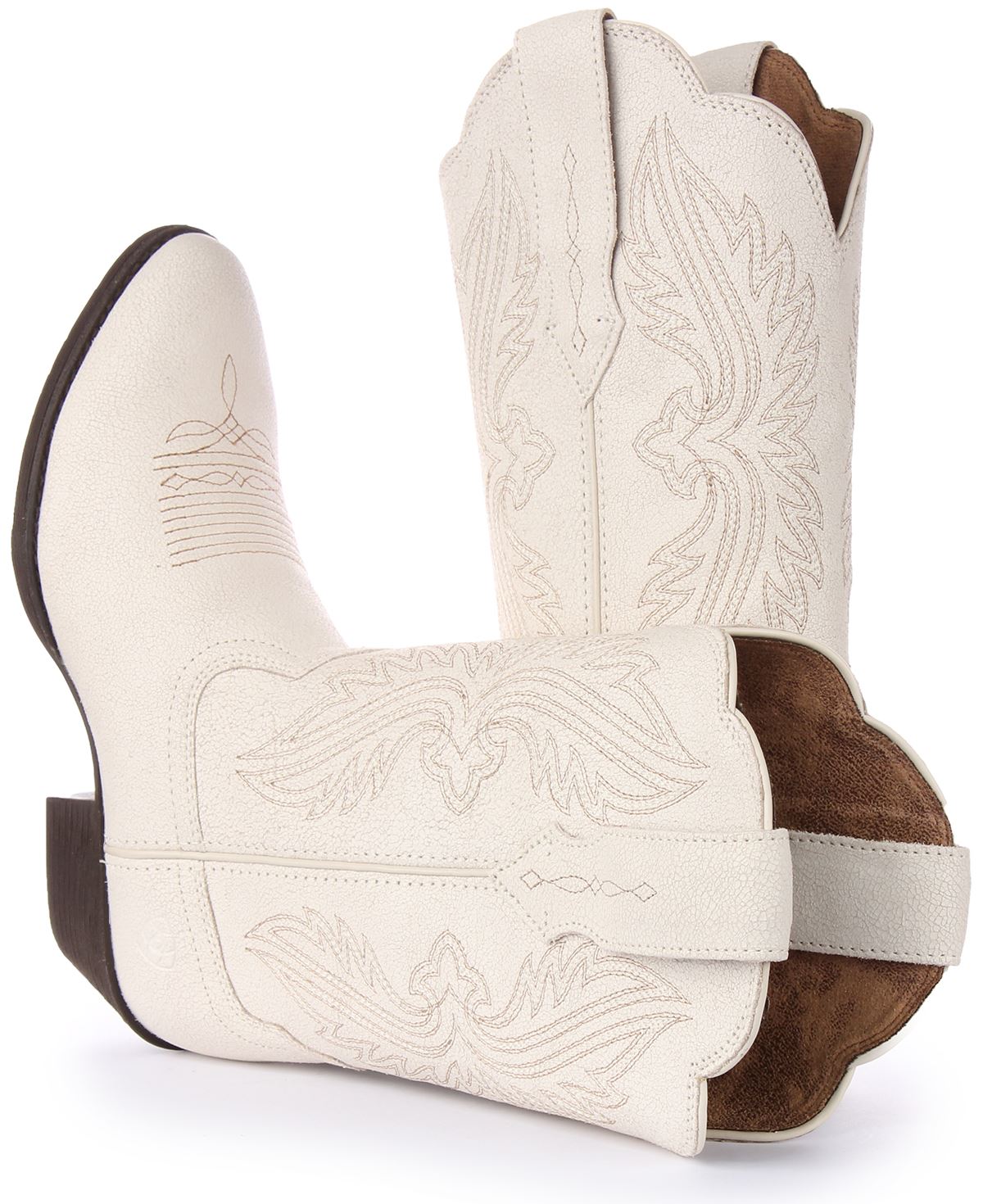 Ariat Heritage J Toe Duratread Pull Tab Western Womens Boot In Brown UK 3 - 9 - Picture 17 of 19