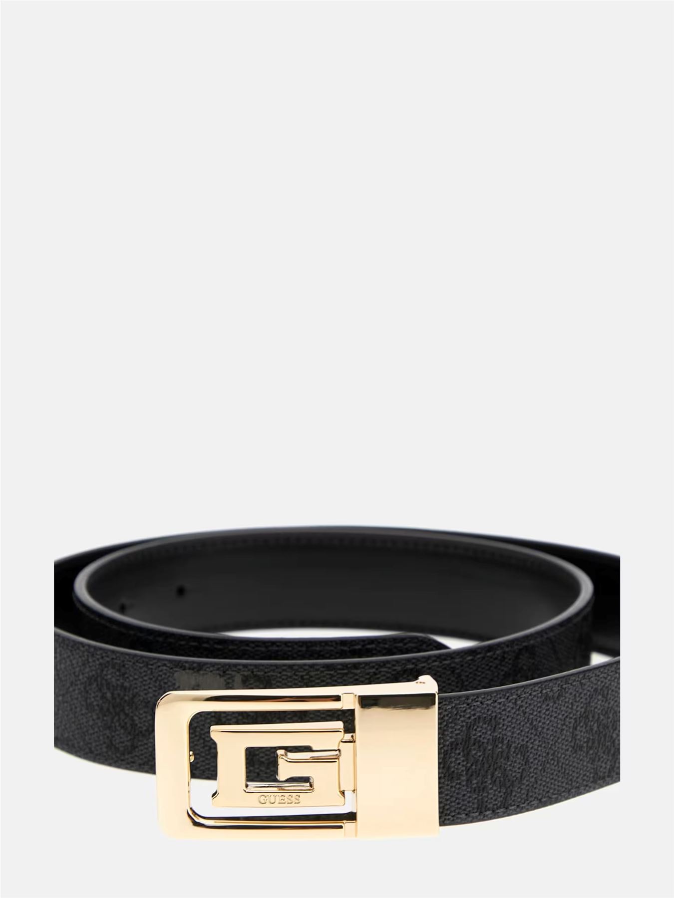 Guess Eco Erica 4G Logo Adjustable Womens Belt In Coal S - M - L - Picture 12 of 12